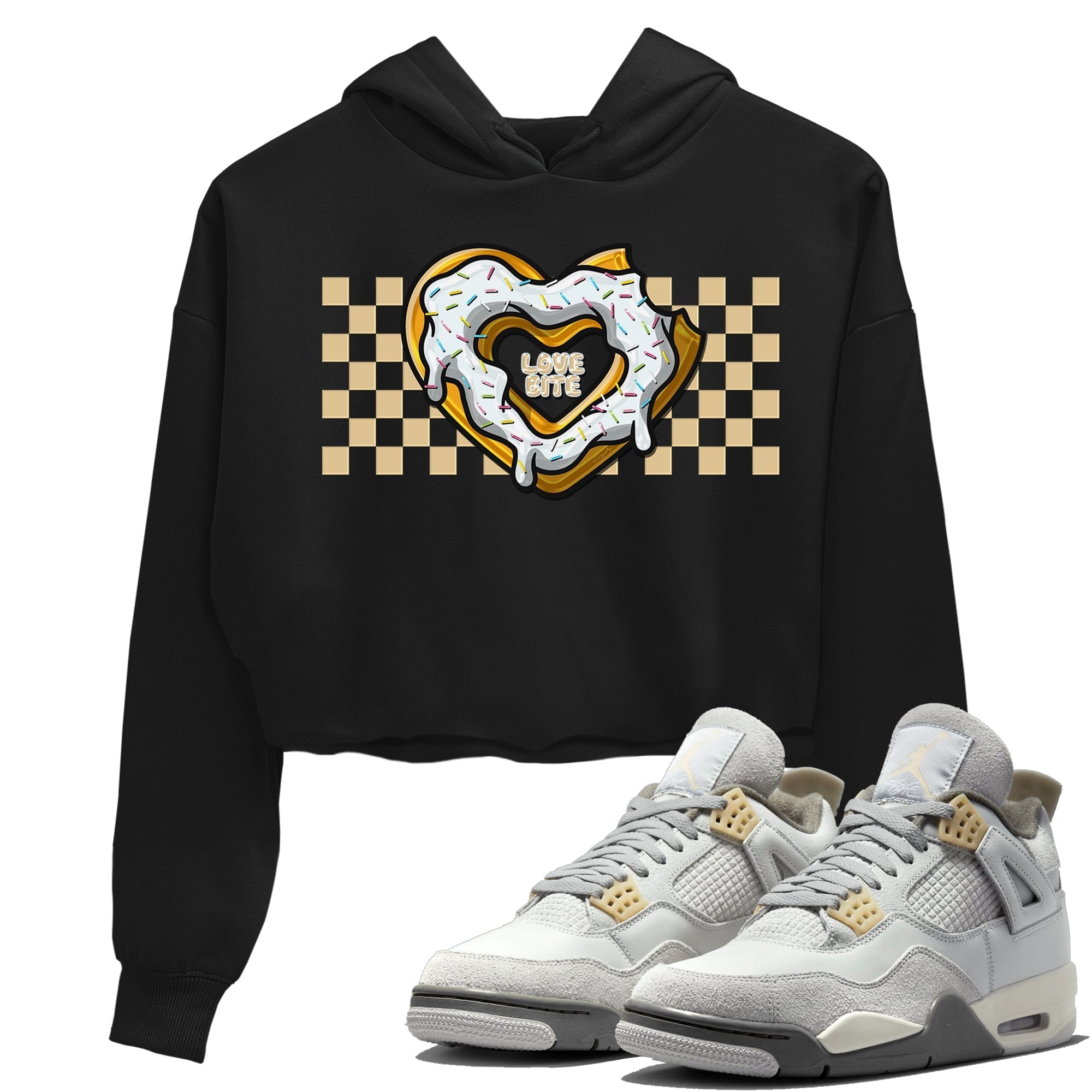 Love Bite Women's Tops - Air Jordan 4 Craft
