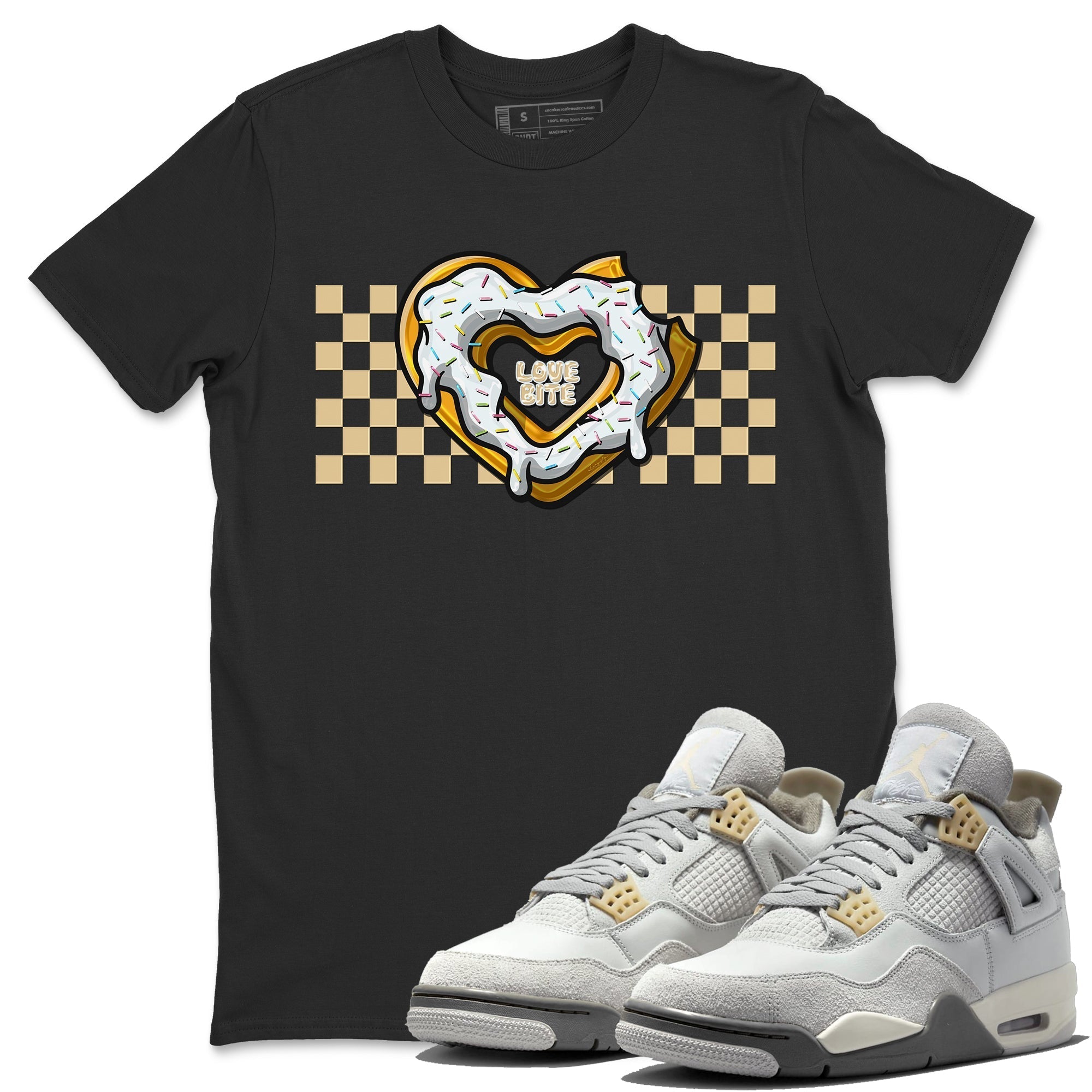 Love Bite Unisex Tops - Air Jordan 4 Craft