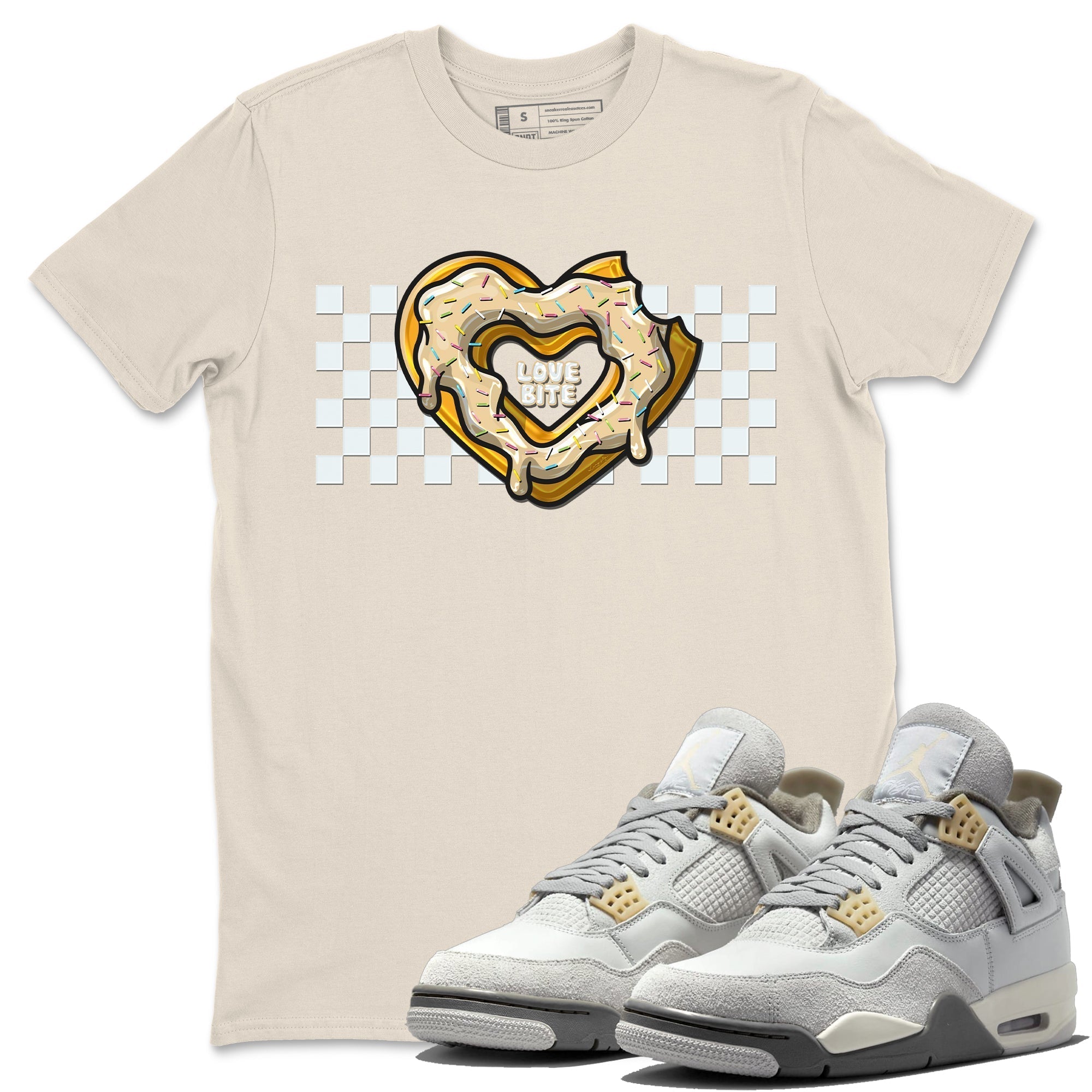 Love Bite Unisex Tops - Air Jordan 4 Craft