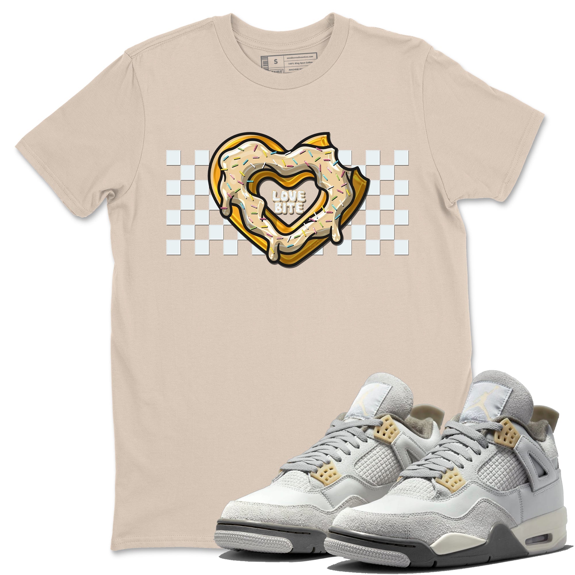 Love Bite Unisex Tops - Air Jordan 4 Craft