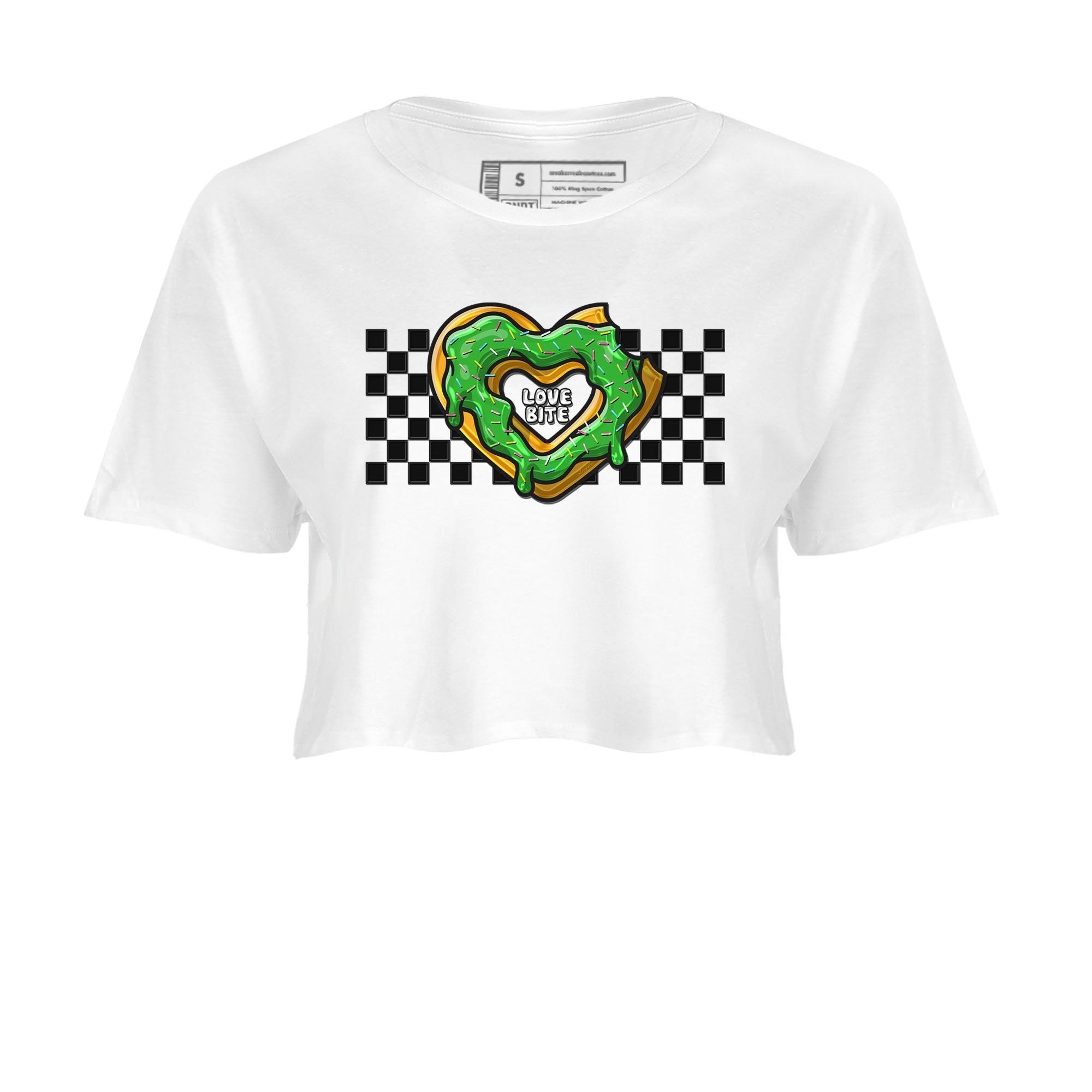 Love Bite snkmatch Women's Top - Air Jordan 5 Lucky Green