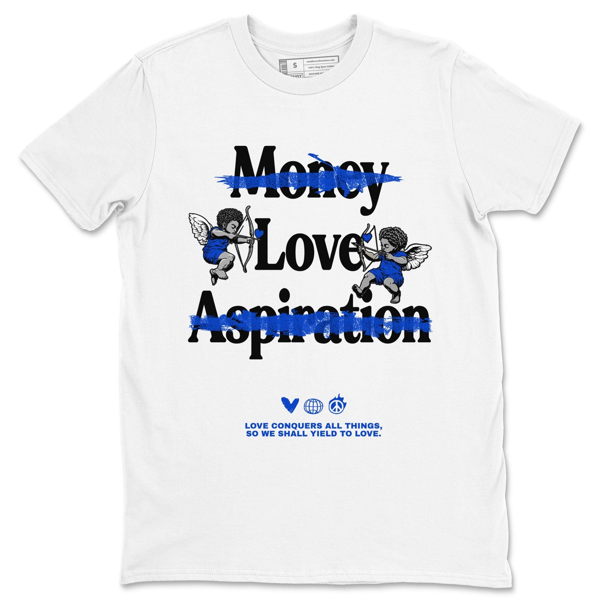Love Conquers All Things snkmatch Tees - Air Jordan 12 Blueberry
