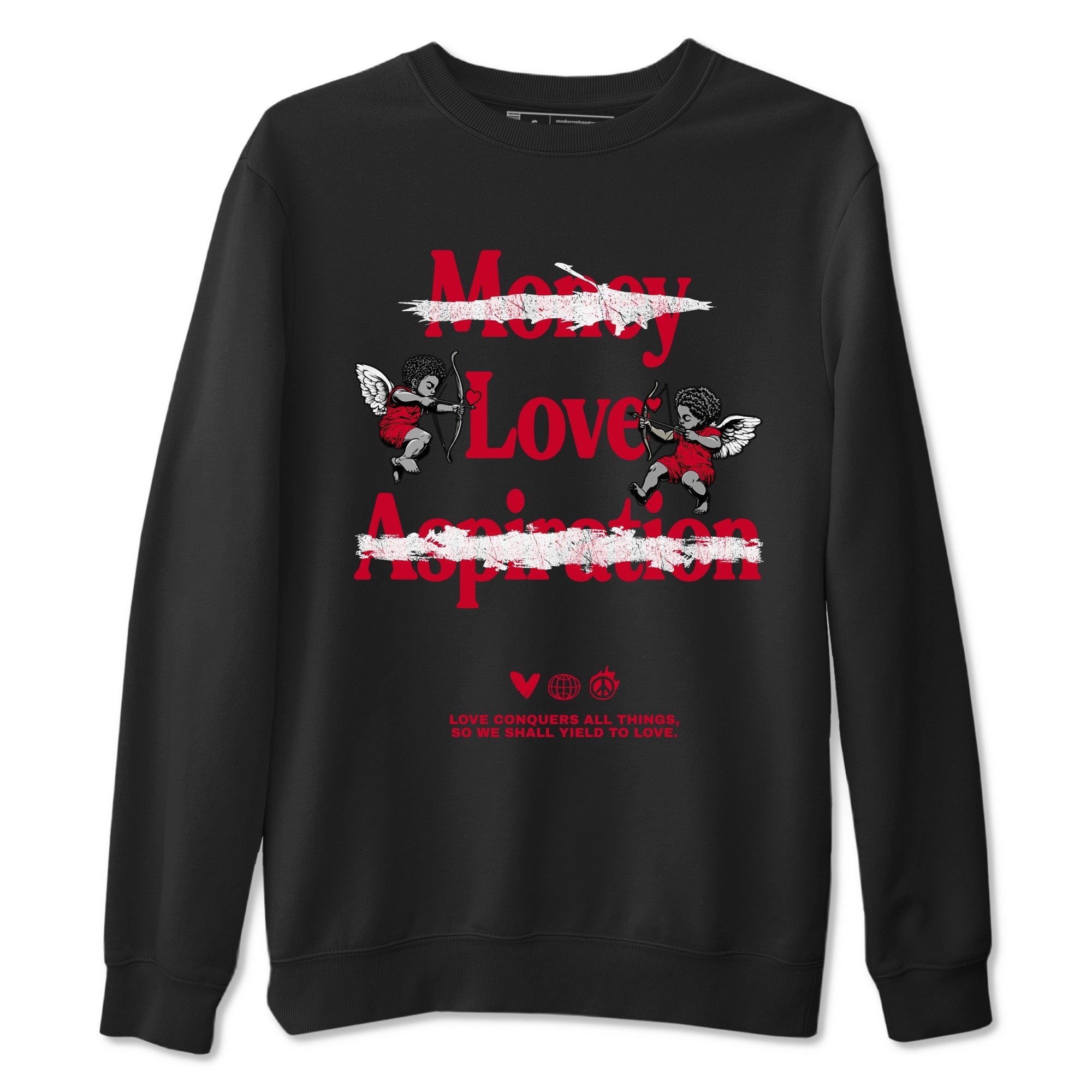 Love Conquers All Things snkmatch Tees - Air Jordan 12 Flu Game