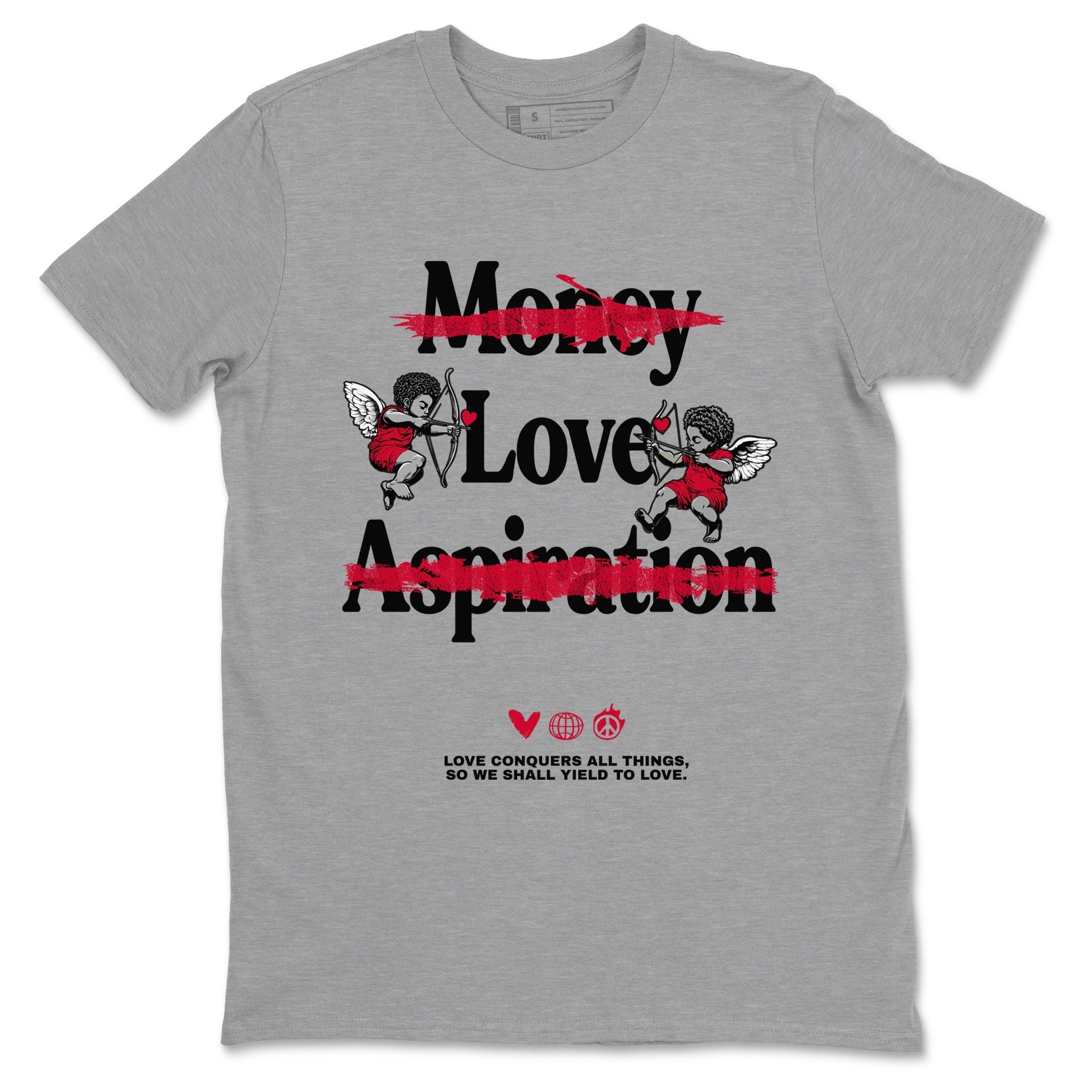 Love Conquers All Things snkmatch Tees - Air Jordan 12 Flu Game