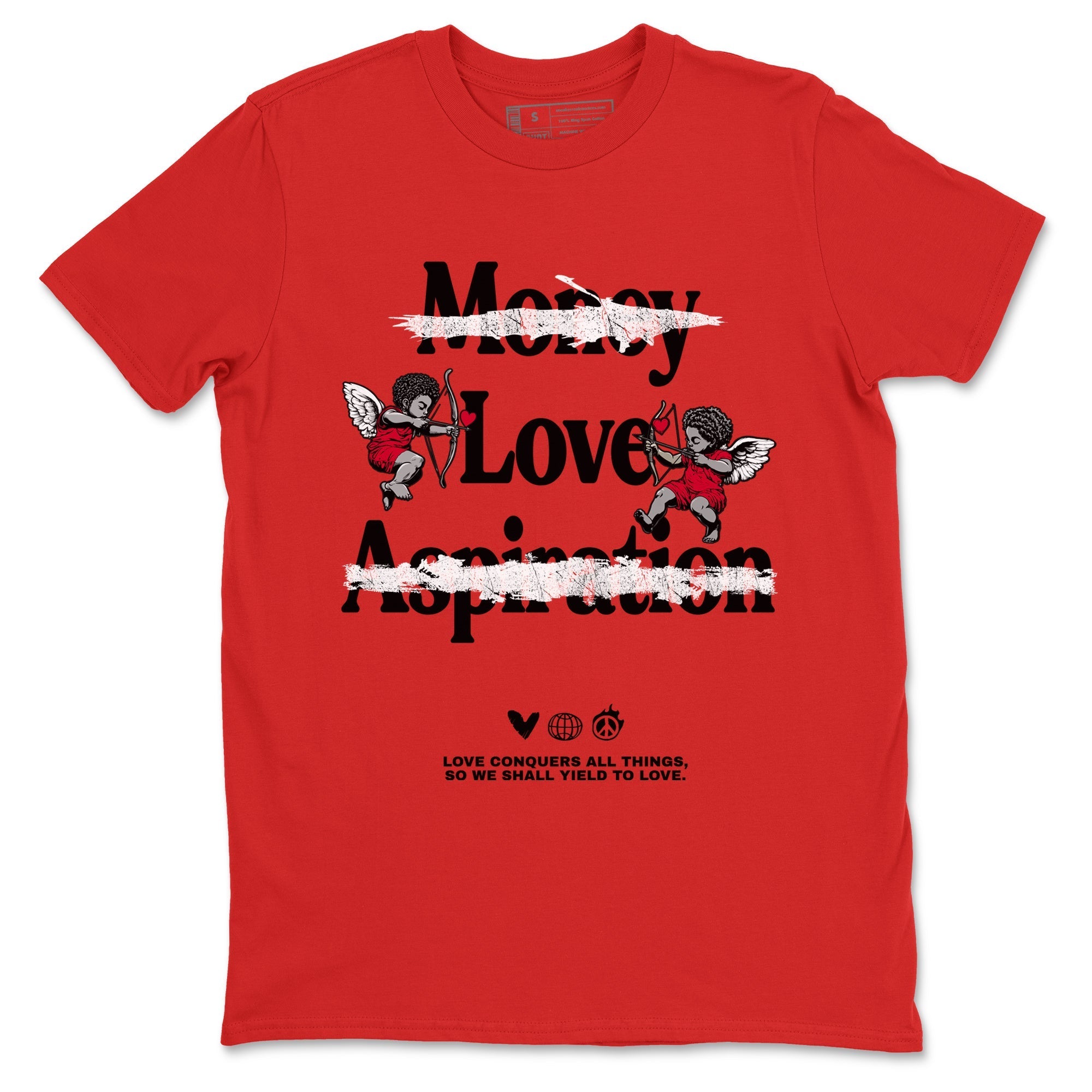 Love Conquers All Things snkmatch Tees - Air Jordan 12 Flu Game