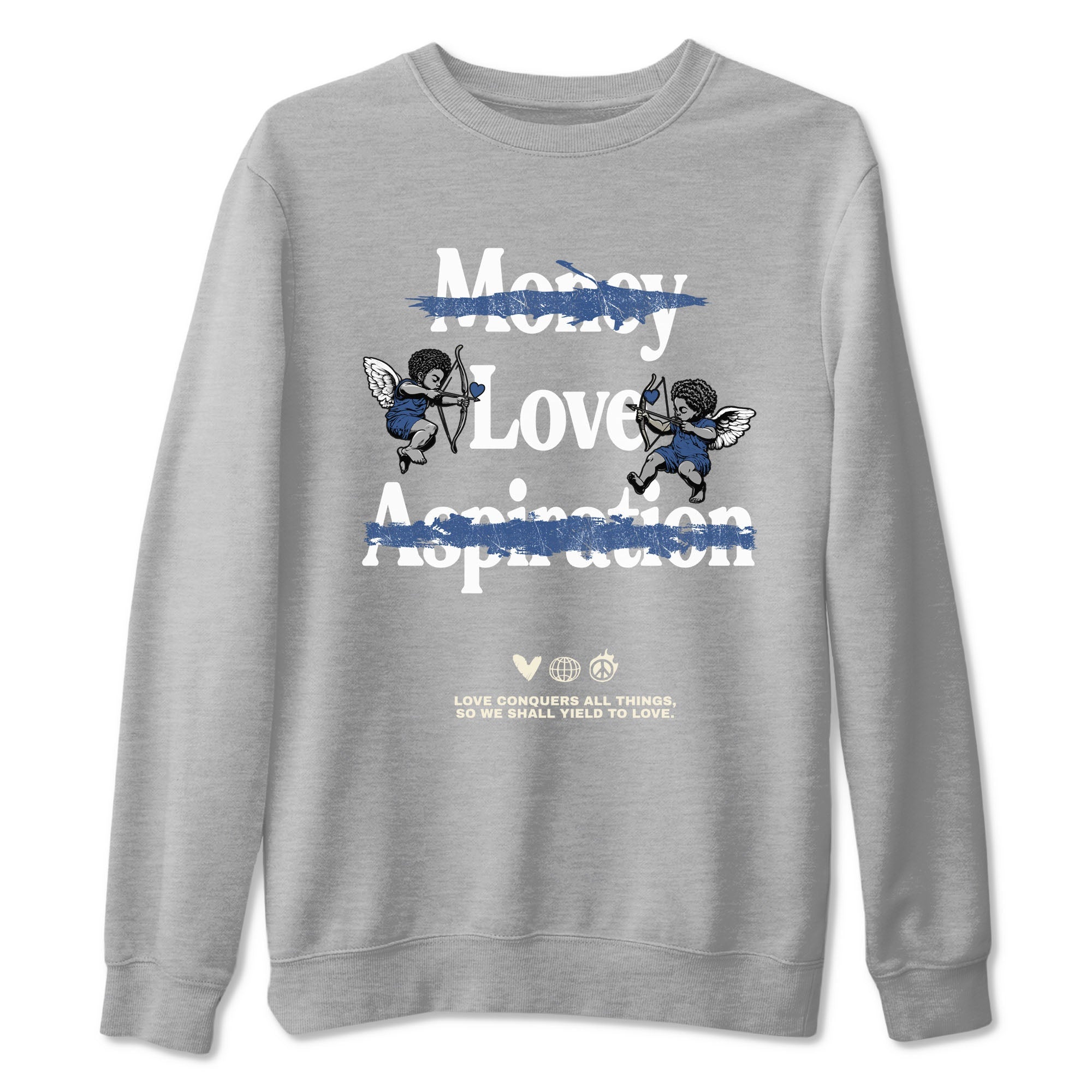 Love Conquers All Things snkmatch Tees - Air Jordan 3 A Ma Maniere x Diffused Blue