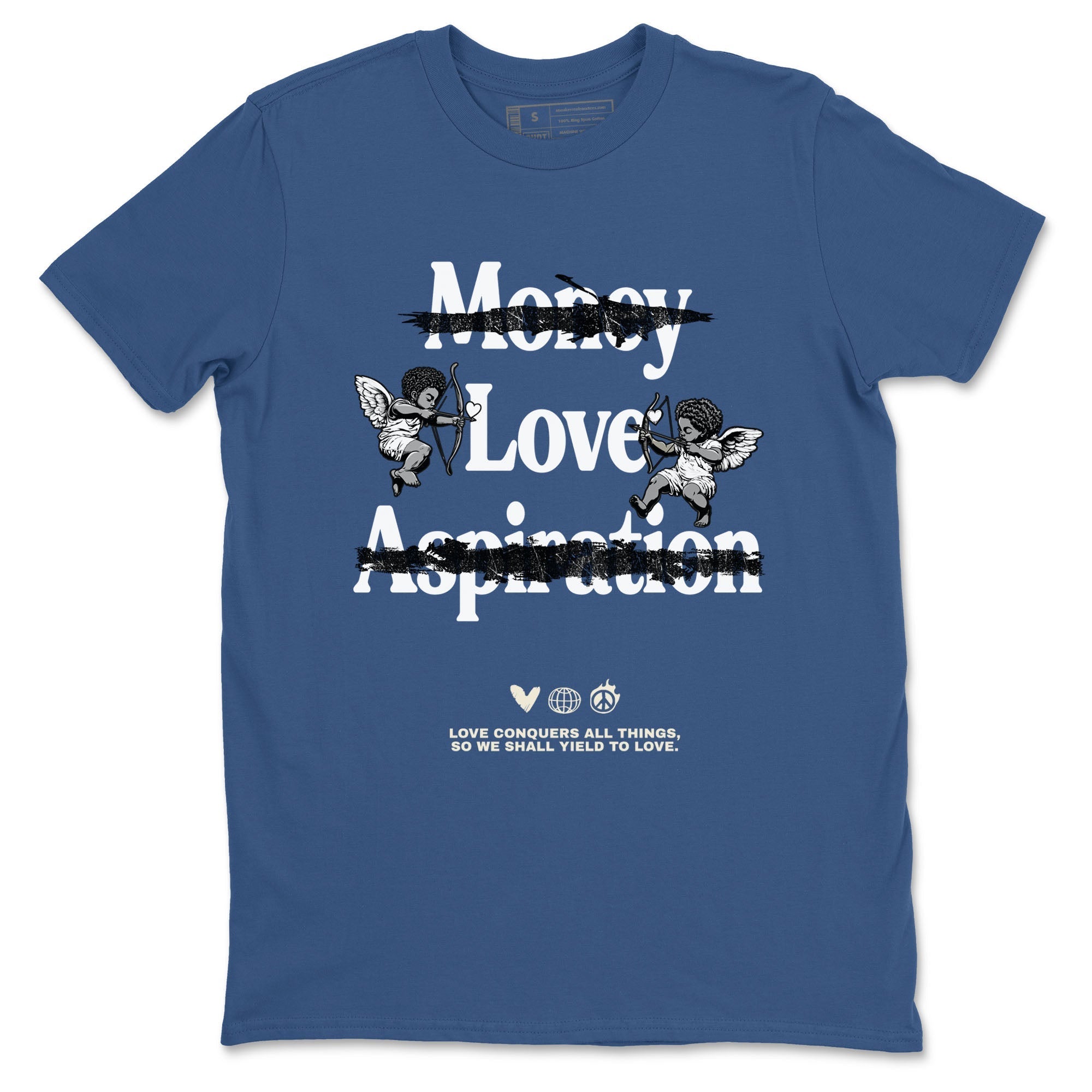 Love Conquers All Things snkmatch Tees - Air Jordan 3 A Ma Maniere x Diffused Blue