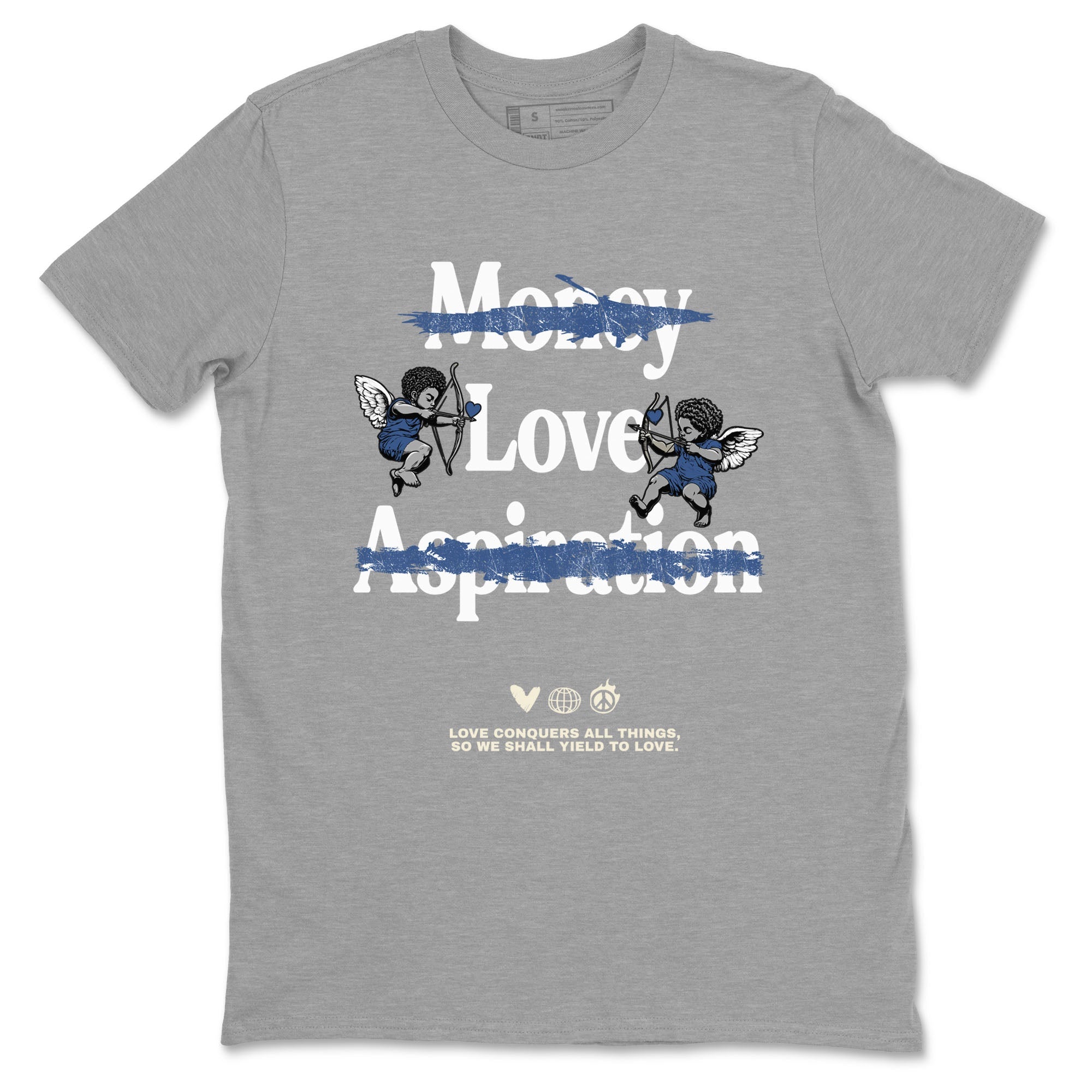 Love Conquers All Things snkmatch Tees - Air Jordan 3 A Ma Maniere x Diffused Blue