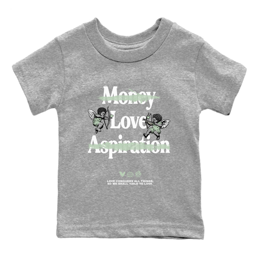 Love Conquers All Things snkmatch Tees Kids - Air Jordan 4 Abundance