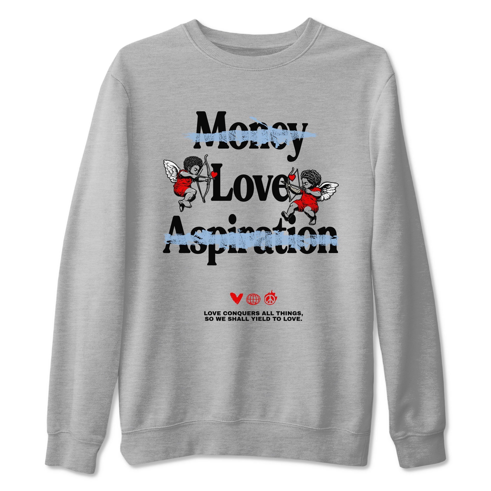 Love Conquers All Things snkmatch Tees - Air Jordan 5 Reimagined