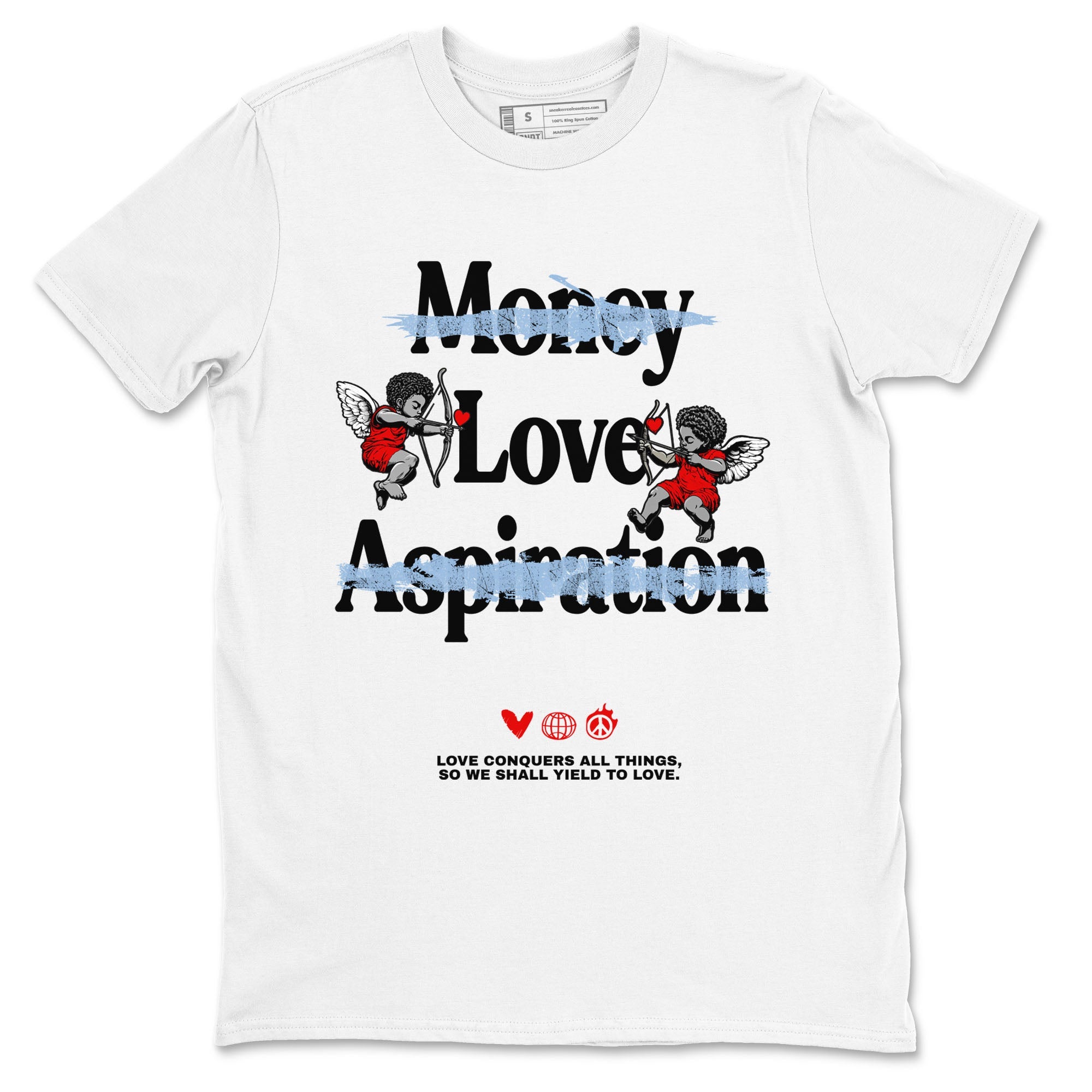 Love Conquers All Things snkmatch Tees - Air Jordan 5 Reimagined