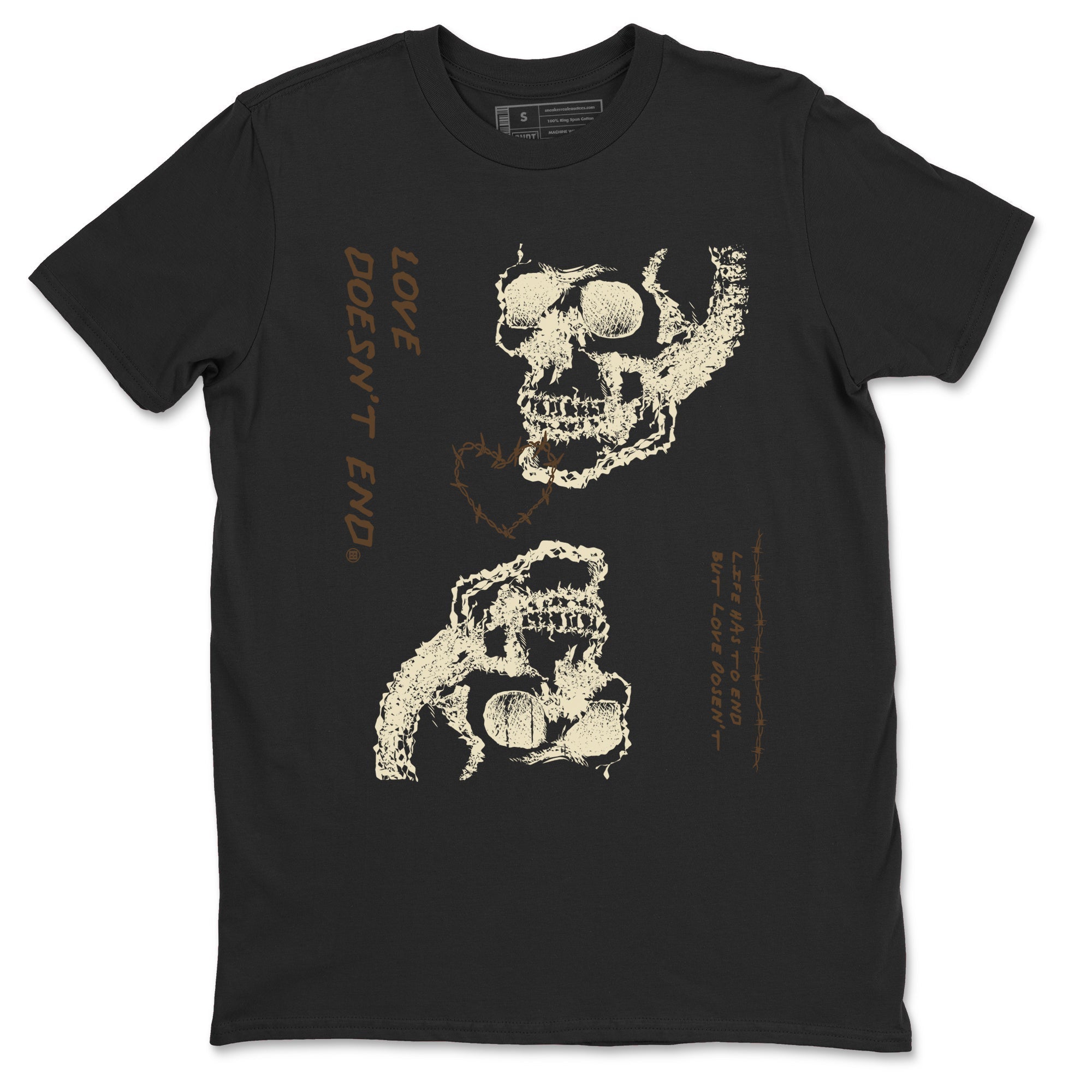 Love Doesn't End snkmatch Tees - Air Jordan 1 Mocha