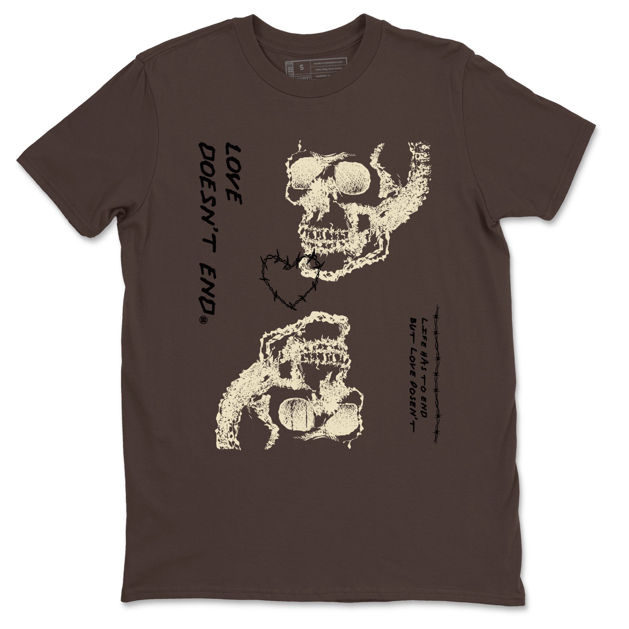 Love Doesn't End snkmatch Tees - Air Jordan 1 Mocha