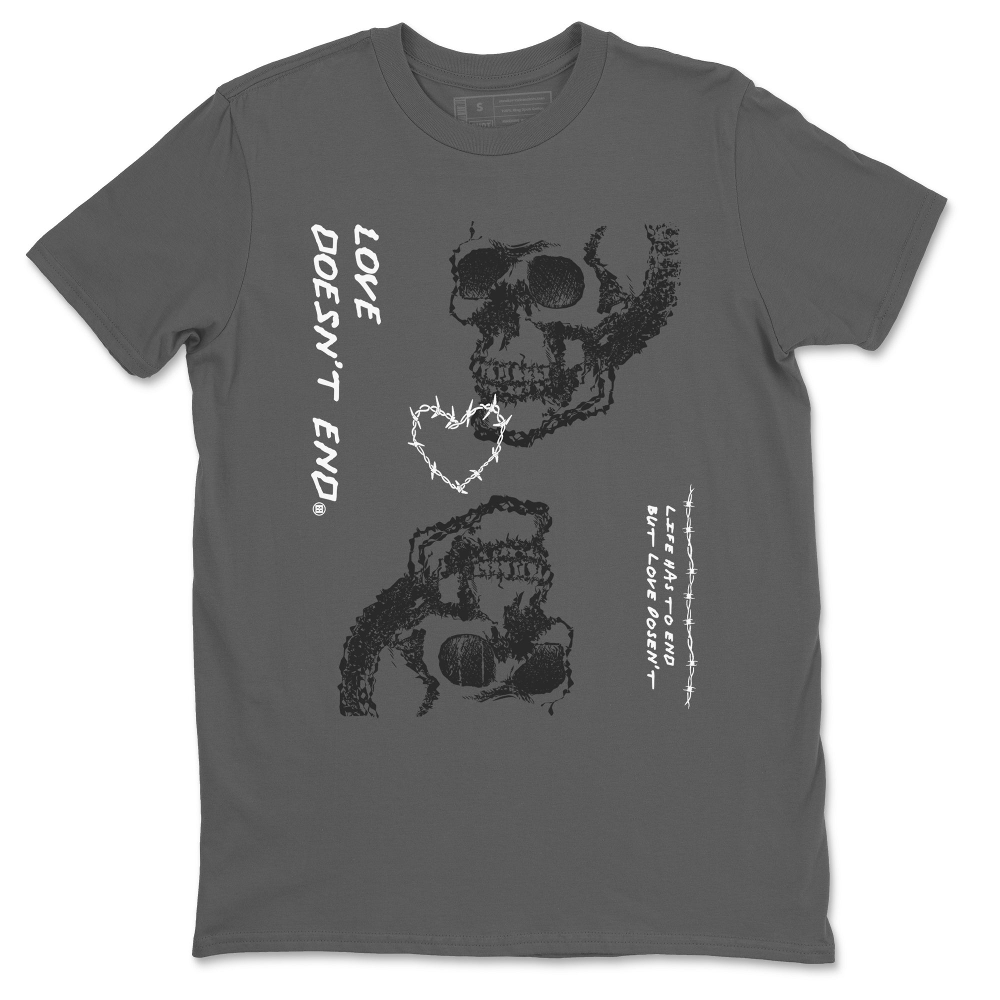 Love Doesn't End snkmatch Tees - Air Jordan 4 Wet Cement