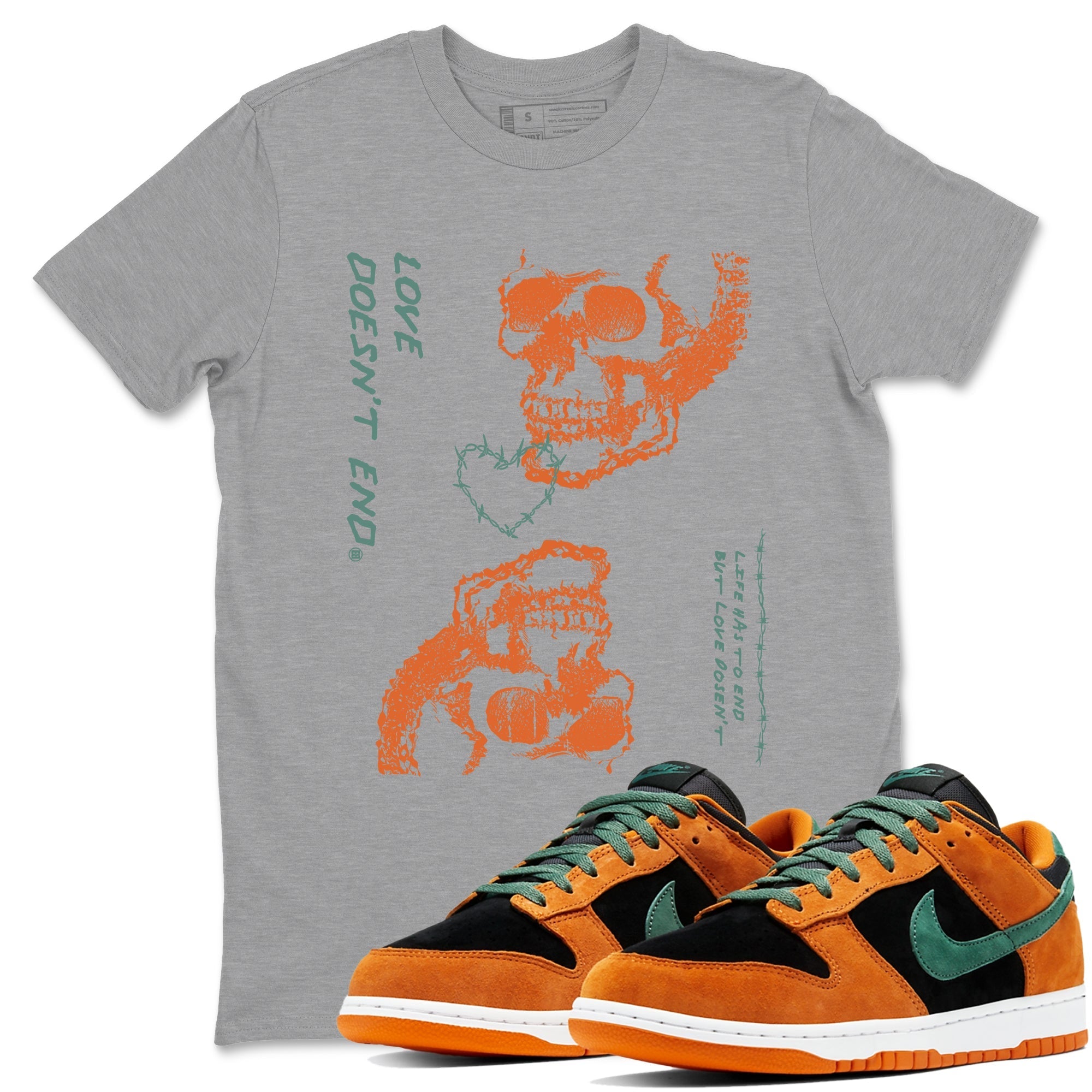 Love Doesn't End snkmatch Tees - Dunk Ceramic