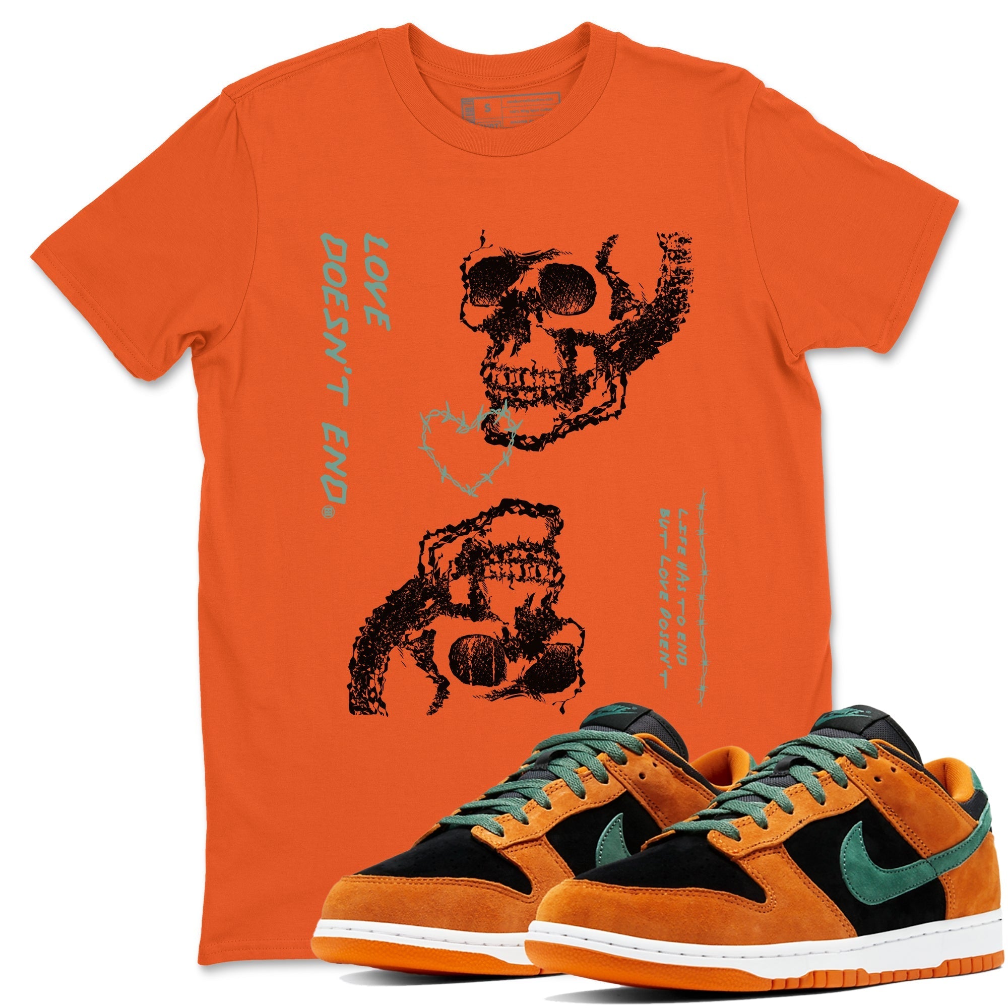 Love Doesn't End snkmatch Tees - Dunk Ceramic