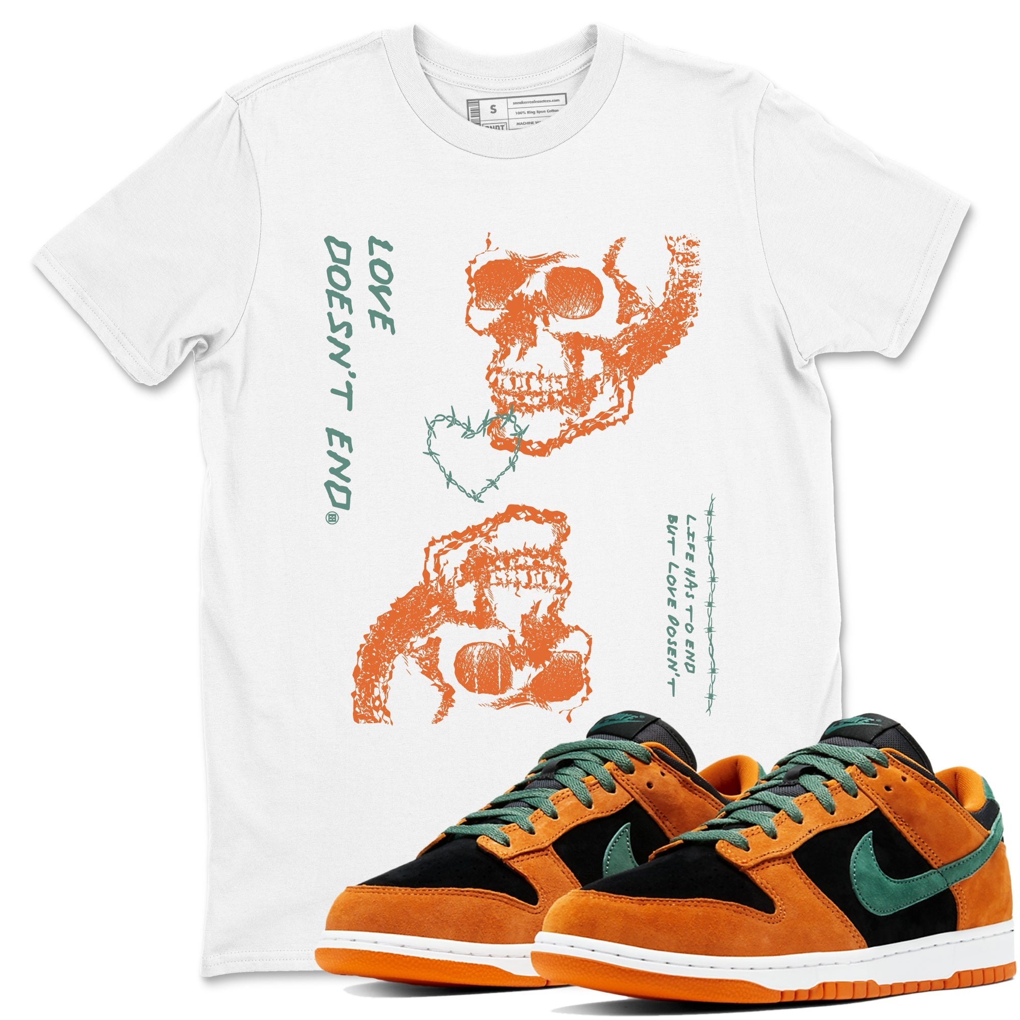 Love Doesn't End snkmatch Tees - Dunk Ceramic