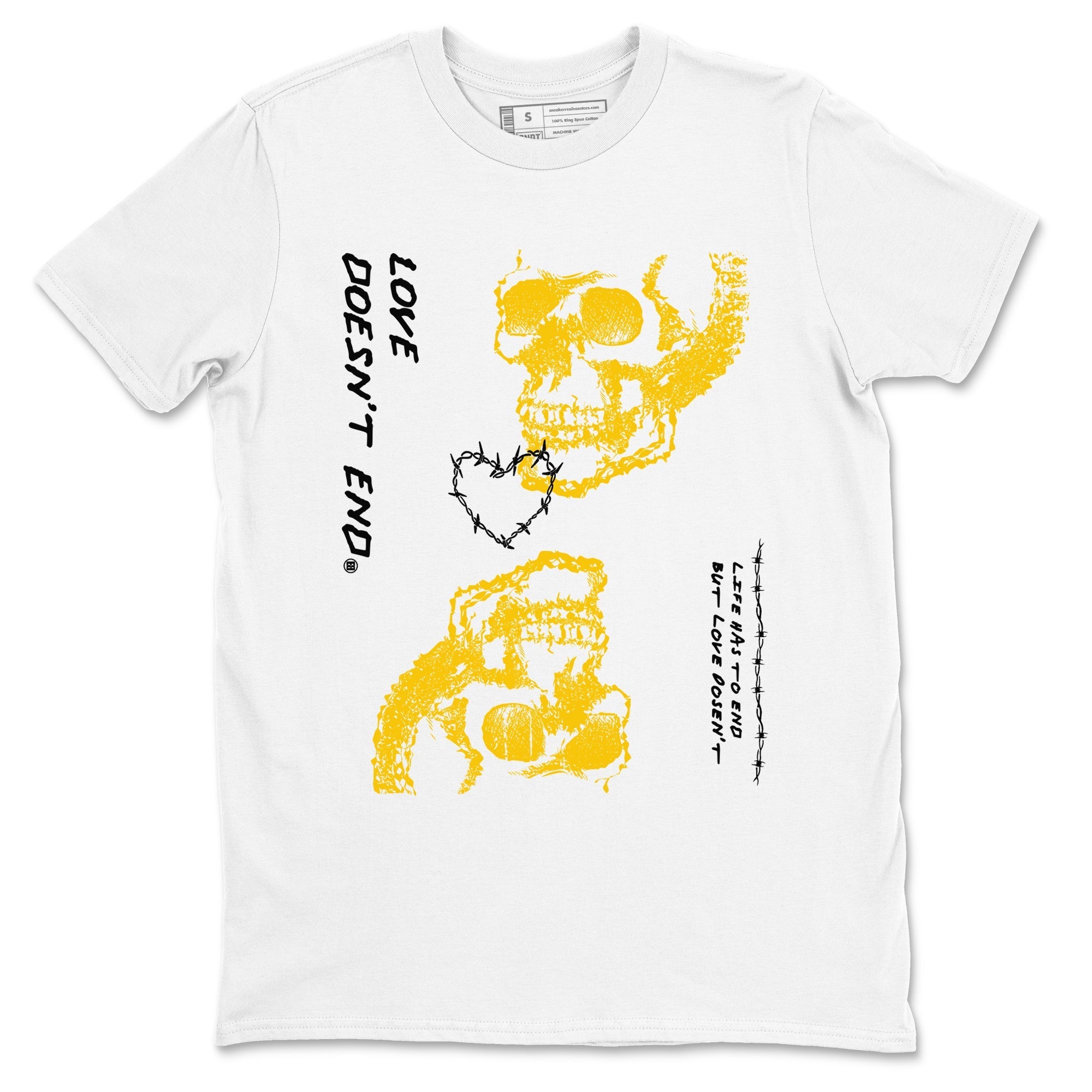 Love Doesn't End snkmatch Tees - Dunk High Pollen