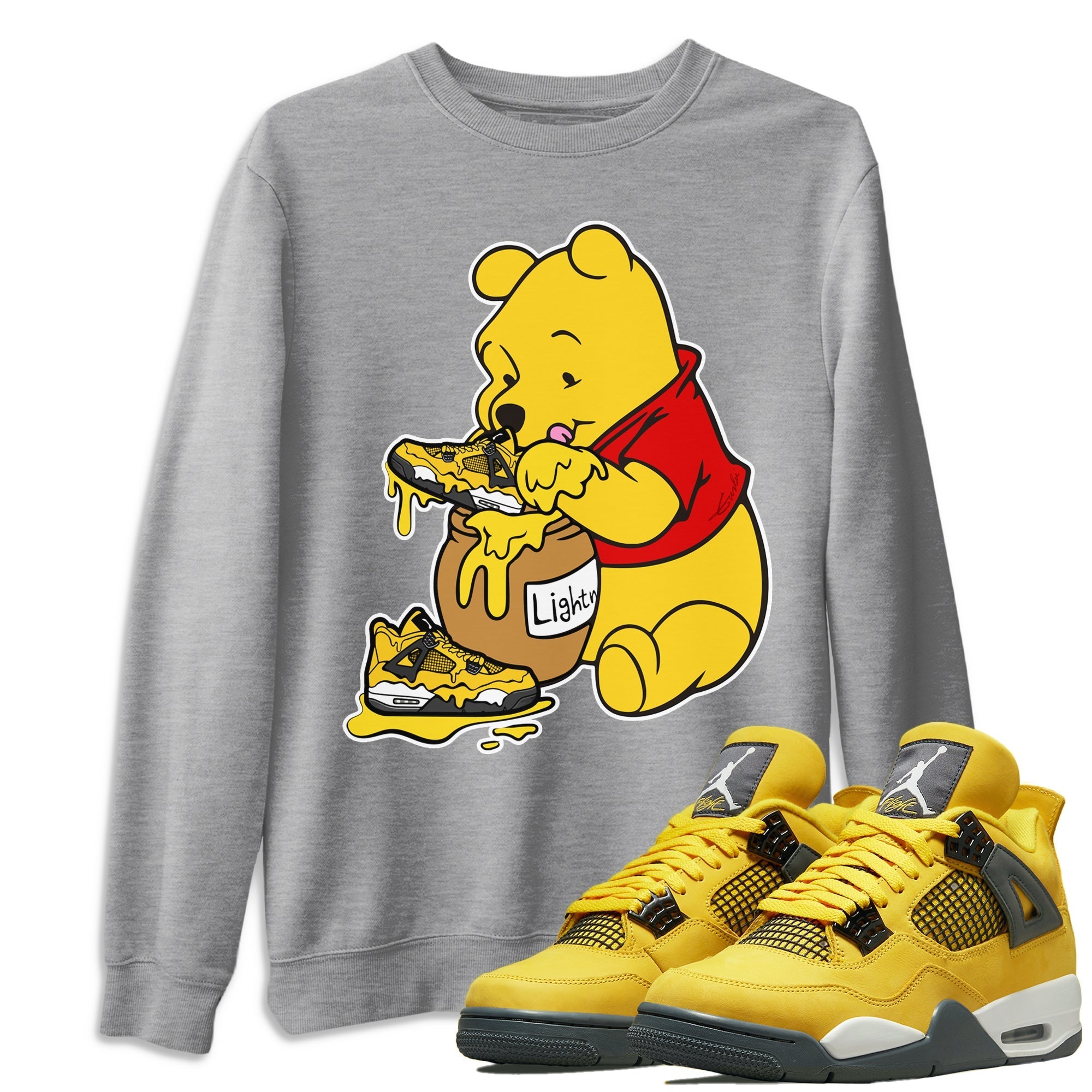 Love Honey Unisex Tops - Air Jordan 4 Lightning