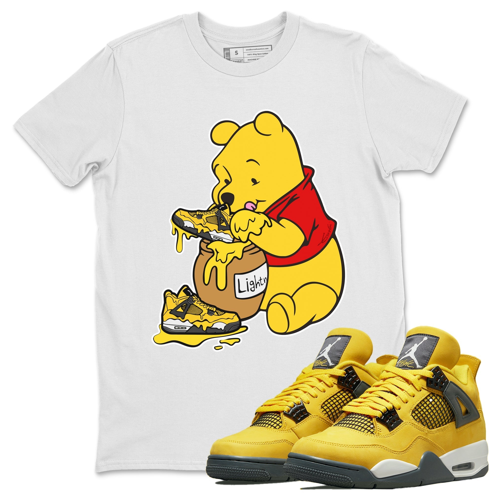 Love Honey Unisex Tops - Air Jordan 4 Lightning