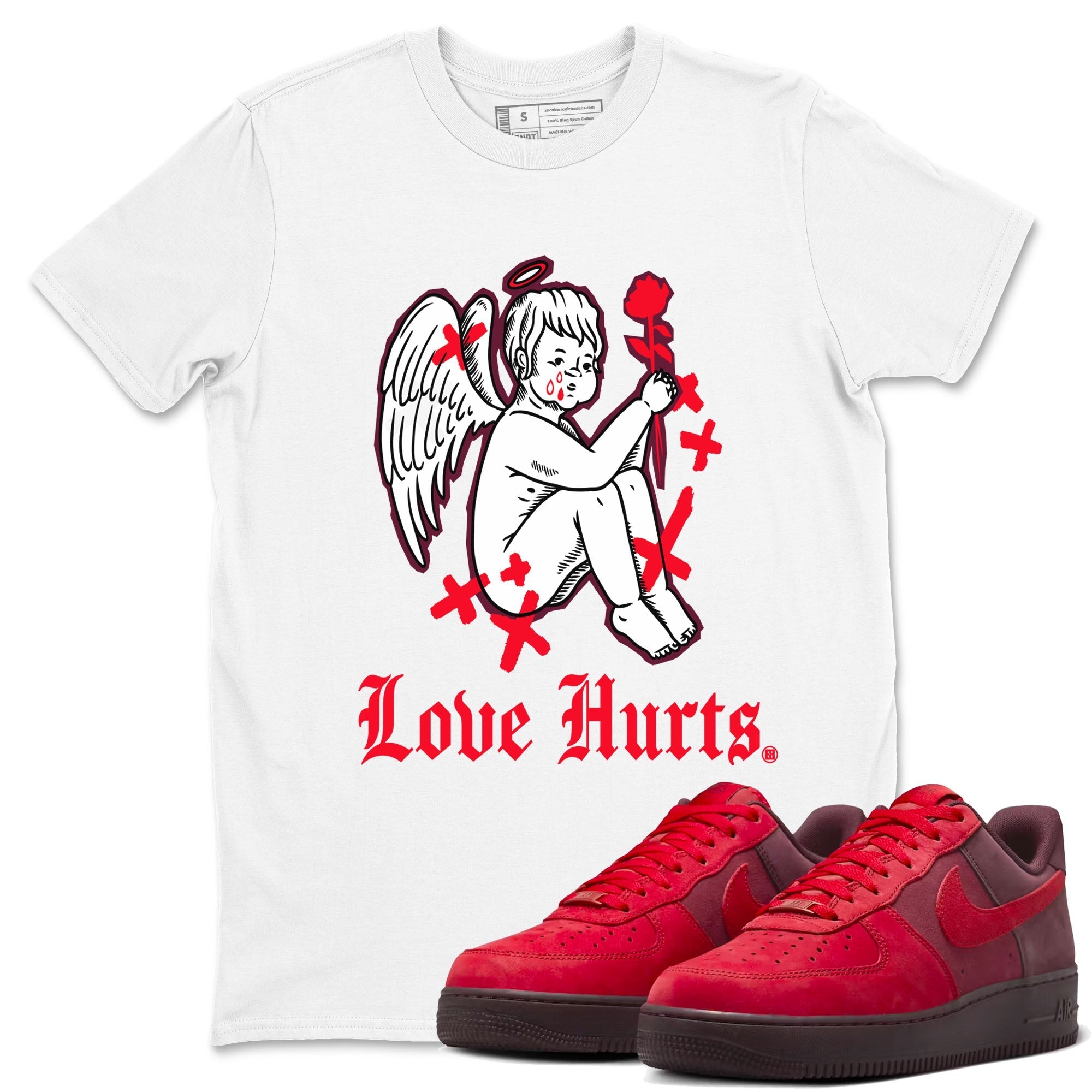 Love Hurts snkmatch Tees - Air Force 1 Layers Of Love