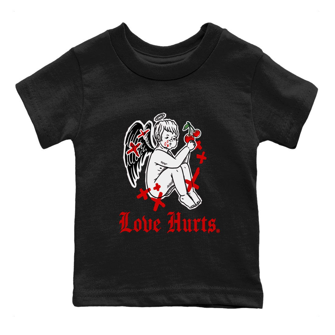 Love Hurts snkmatch Tee Kids - Air Jordan 12 Cherry
