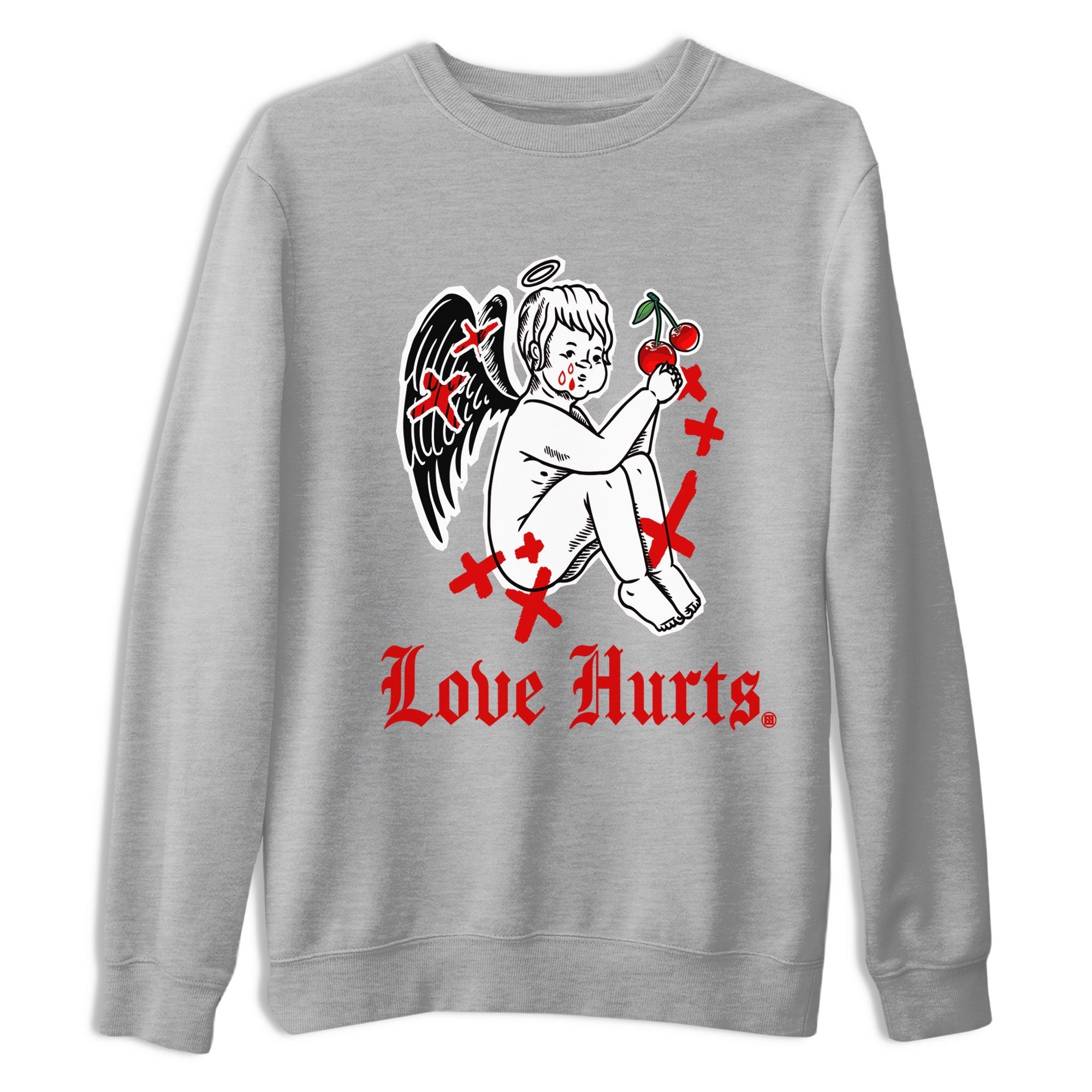 Love Hurts snkmatch Tee - Air Jordan 12 Cherry