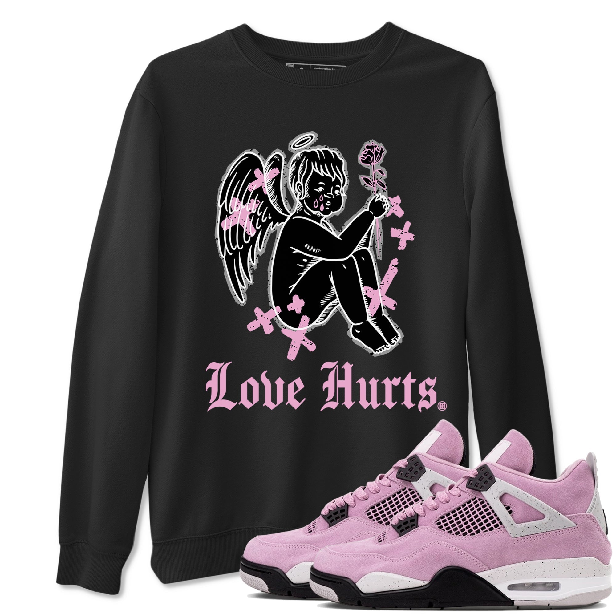 Love Hurts snkmatch Tees - Air Jordan 4 Orchid
