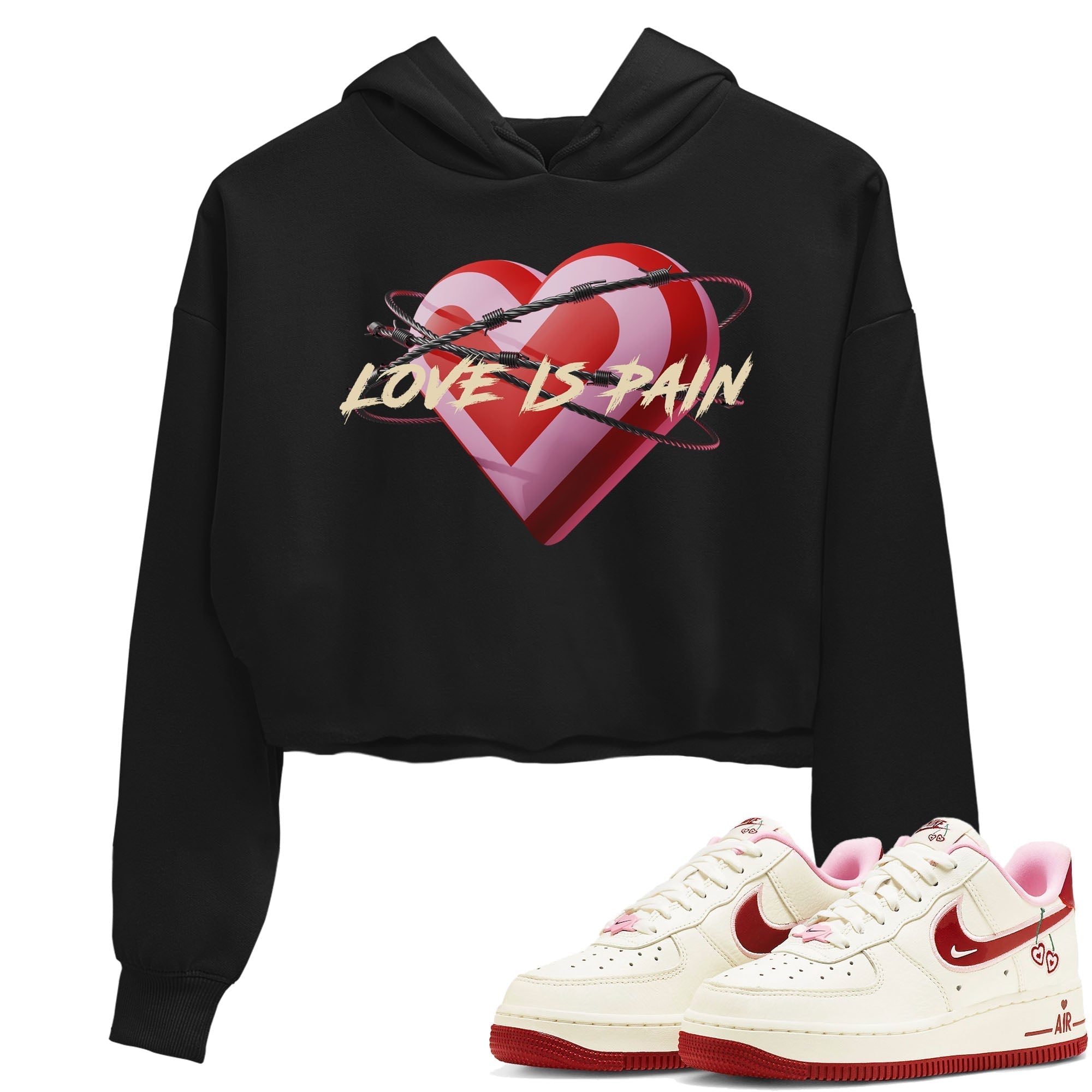 Love Is Pain Women's Tops - Air Force 1 Valentines Day