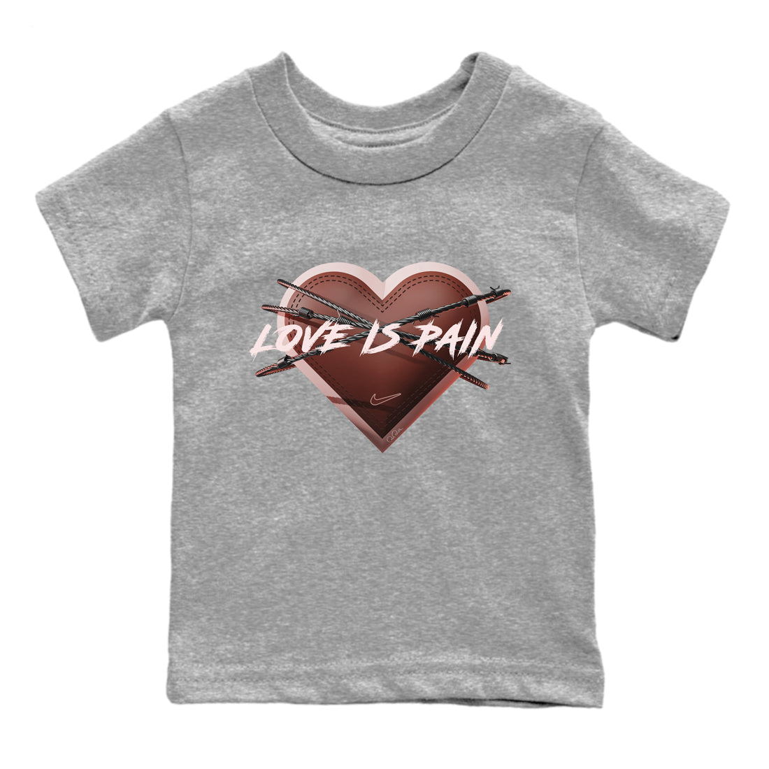 Love is Pain Kids Tops - Air More Uptempo Valentines Day