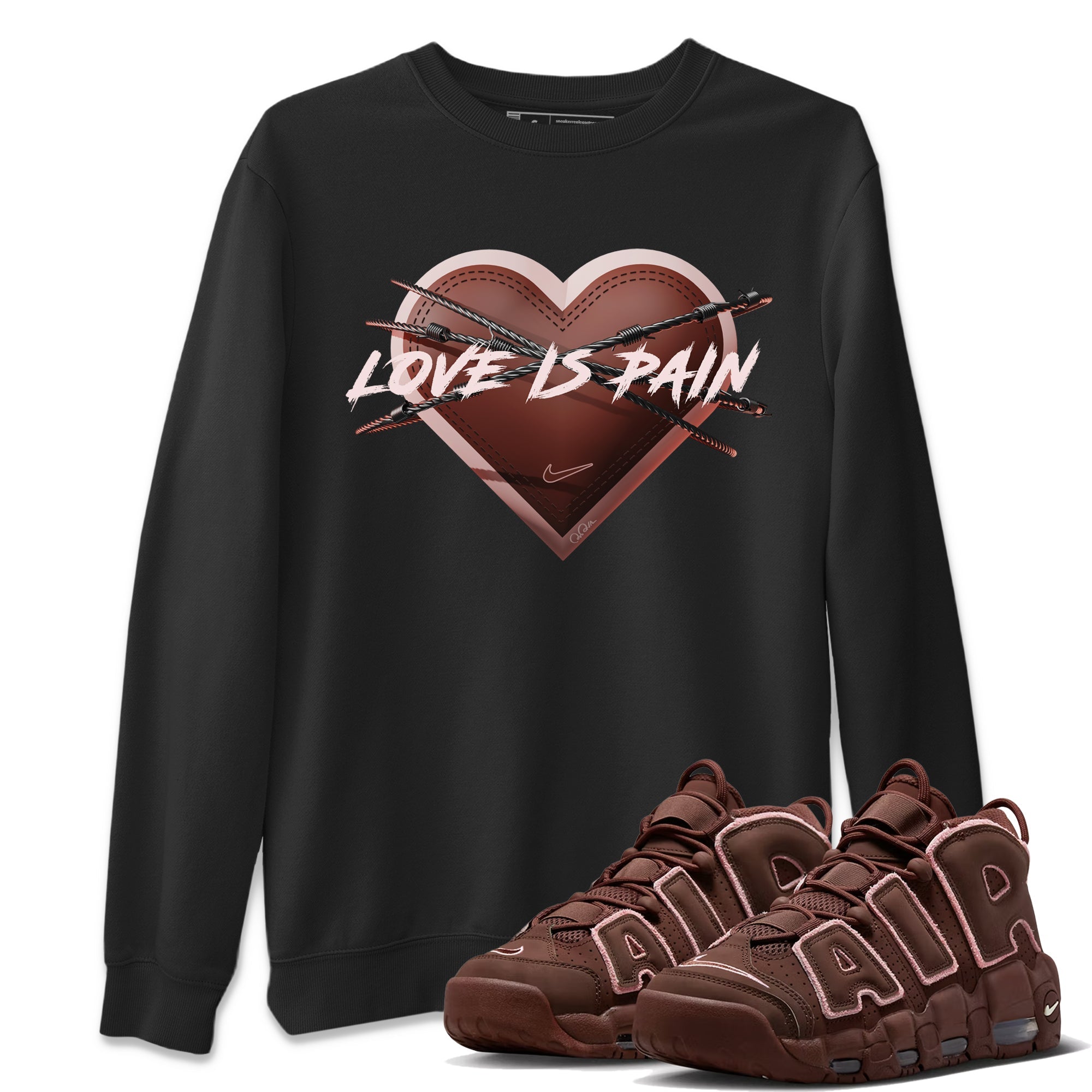 Love is Pain Unisex Tops - Air More Uptempo Valentines Day