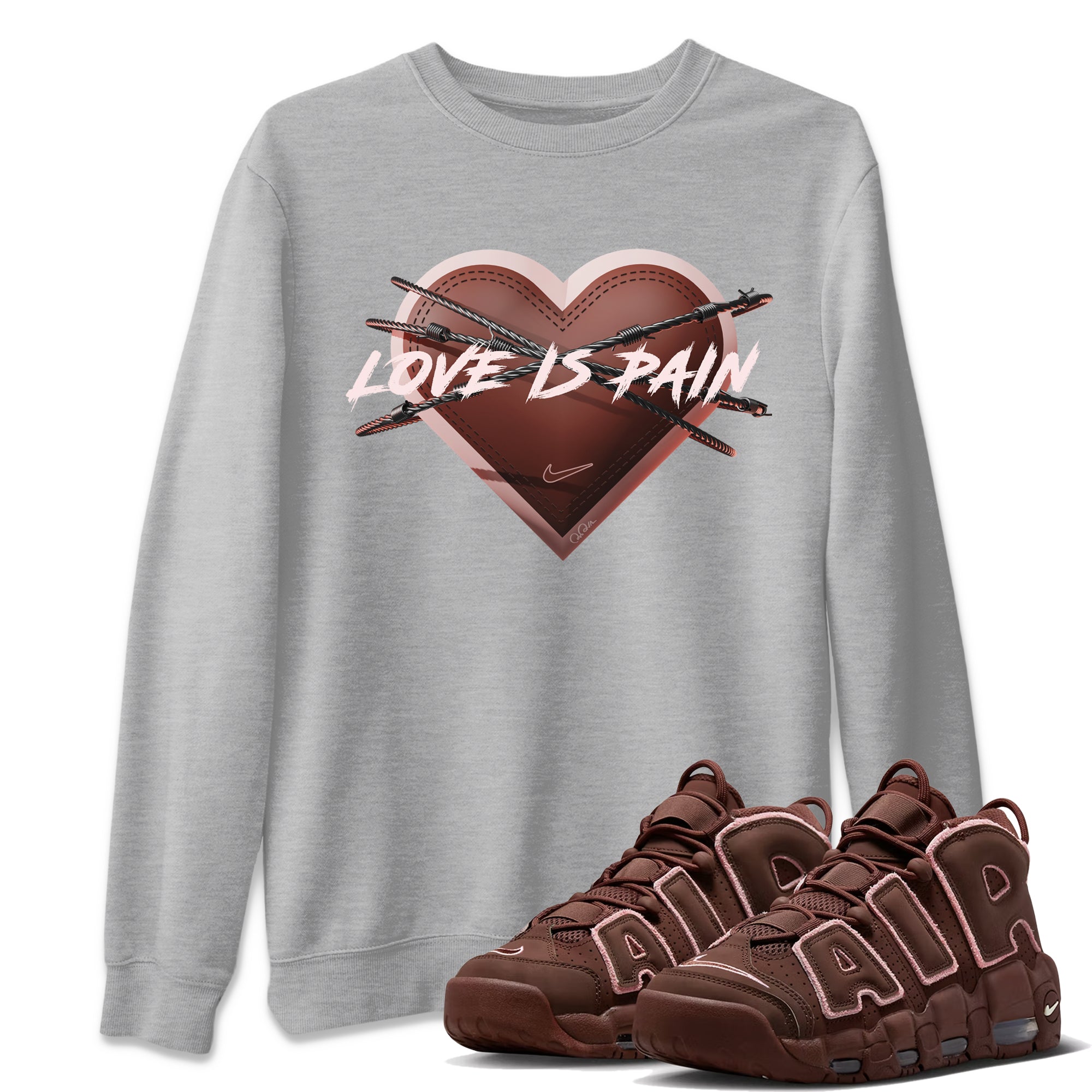 Love is Pain Unisex Tops - Air More Uptempo Valentines Day