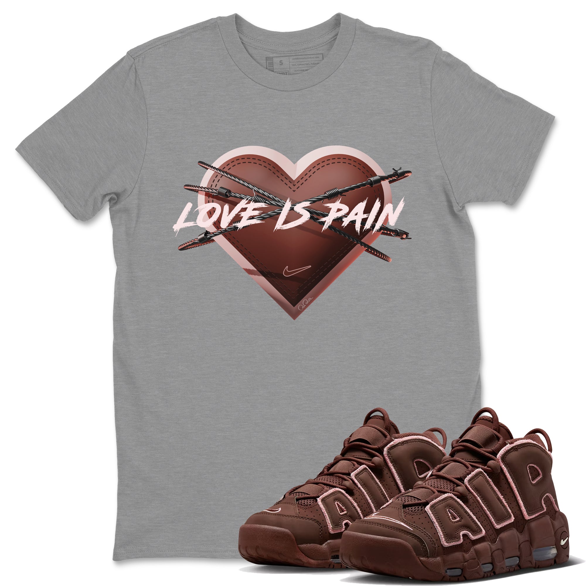 Love is Pain Unisex Tops - Air More Uptempo Valentines Day