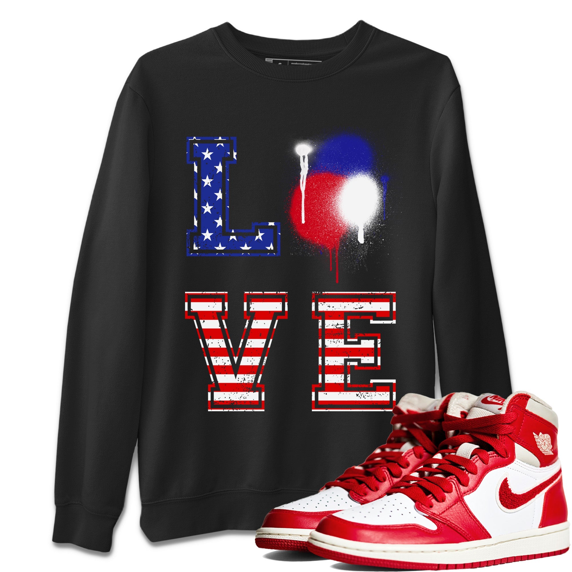 LOVE Unisex Tops - Air Jordan 1 Newstalgia