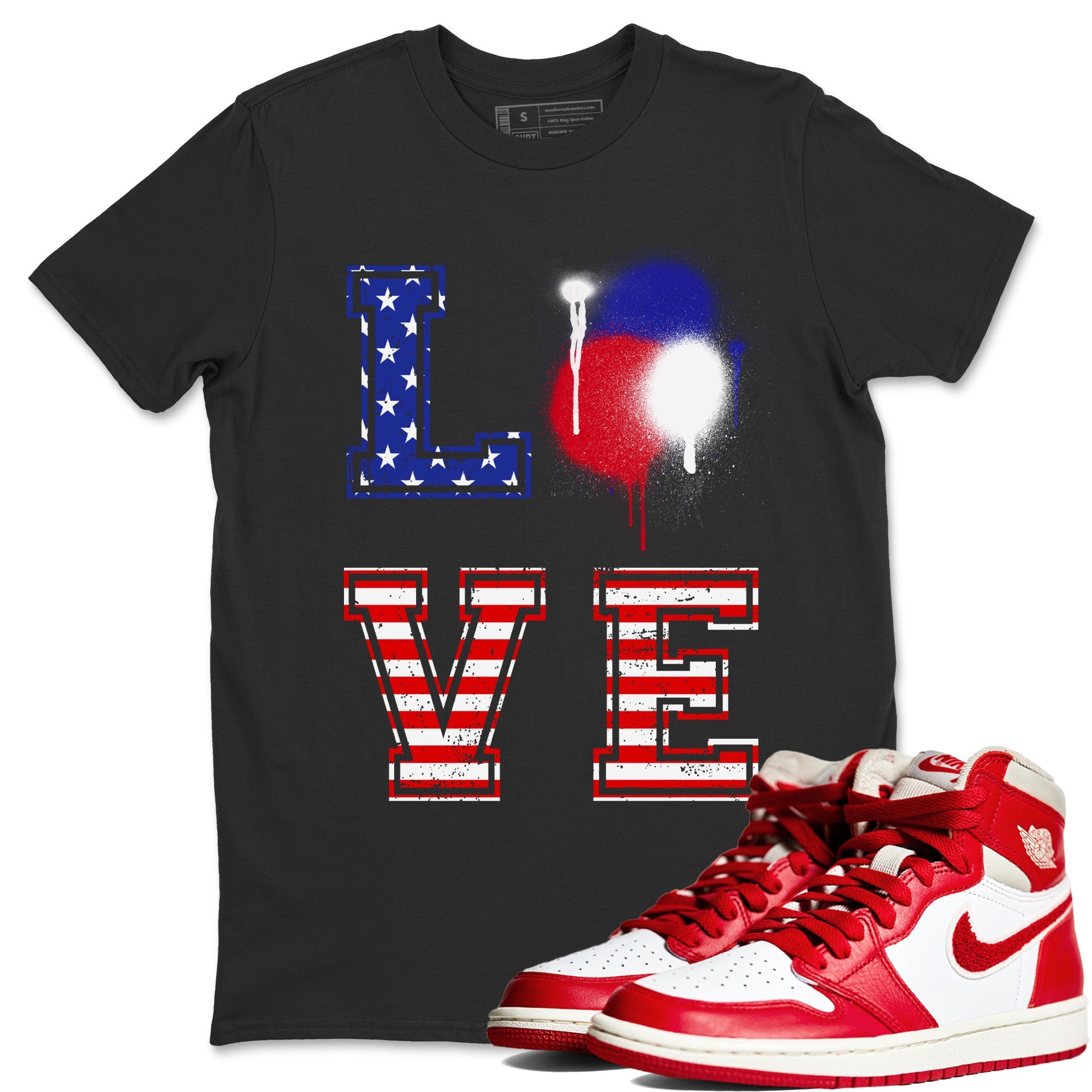LOVE Unisex Tops - Air Jordan 1 Newstalgia