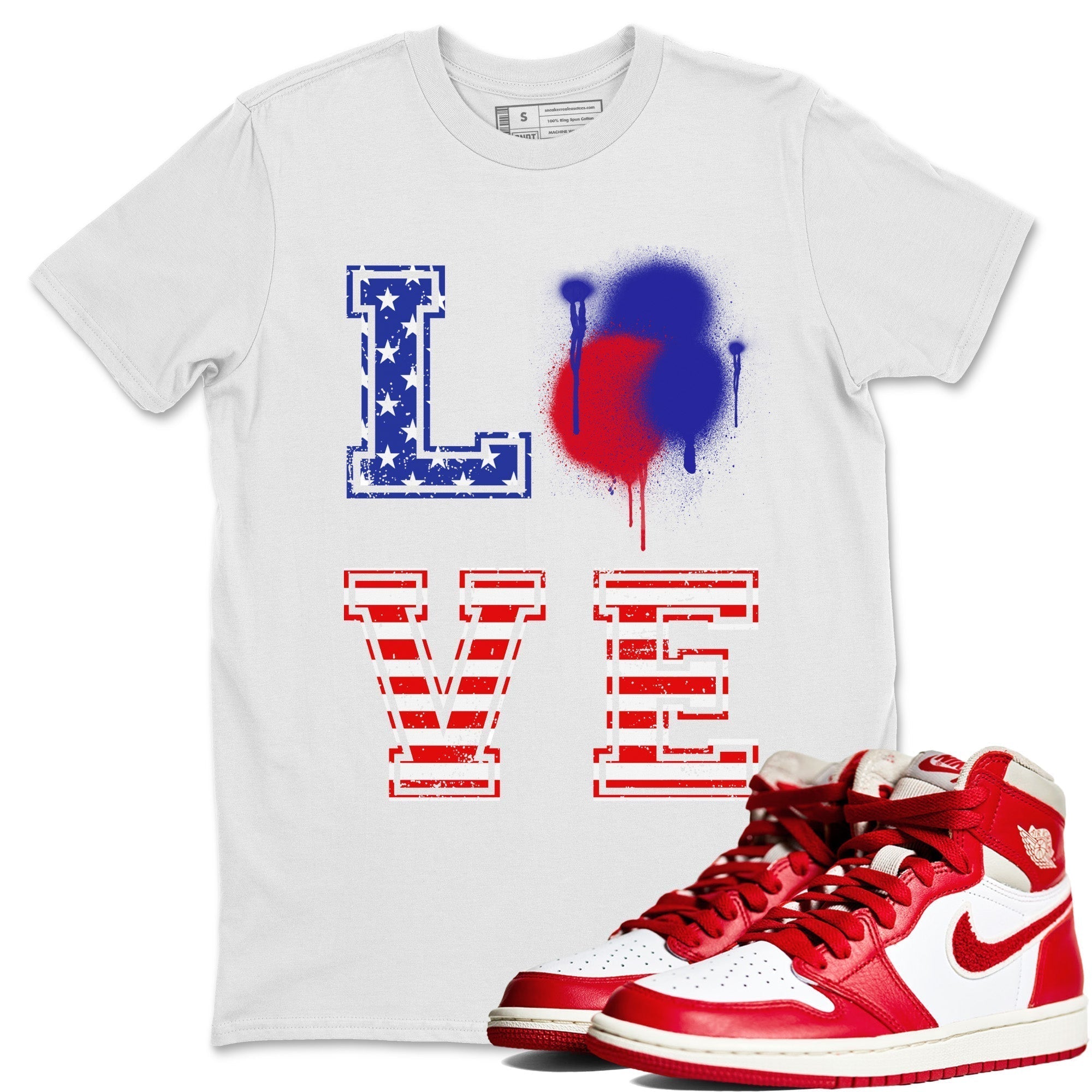LOVE Unisex Tops - Air Jordan 1 Newstalgia