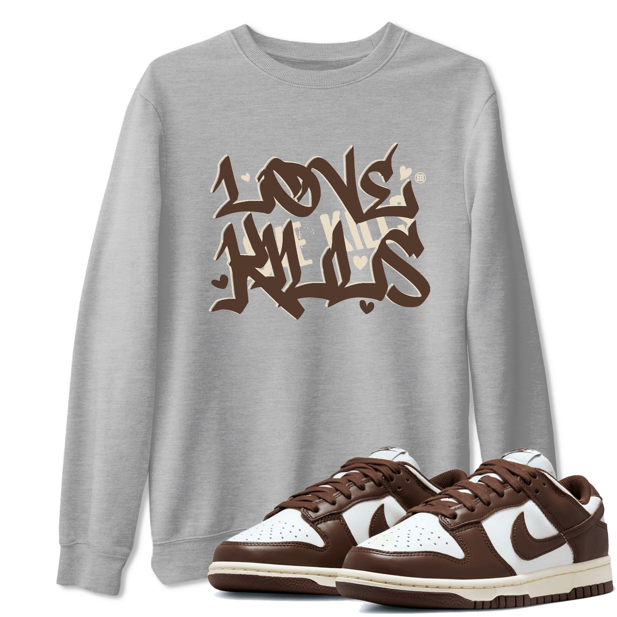 Love Kills snkmatch Tee - Dunk Cacao Wow