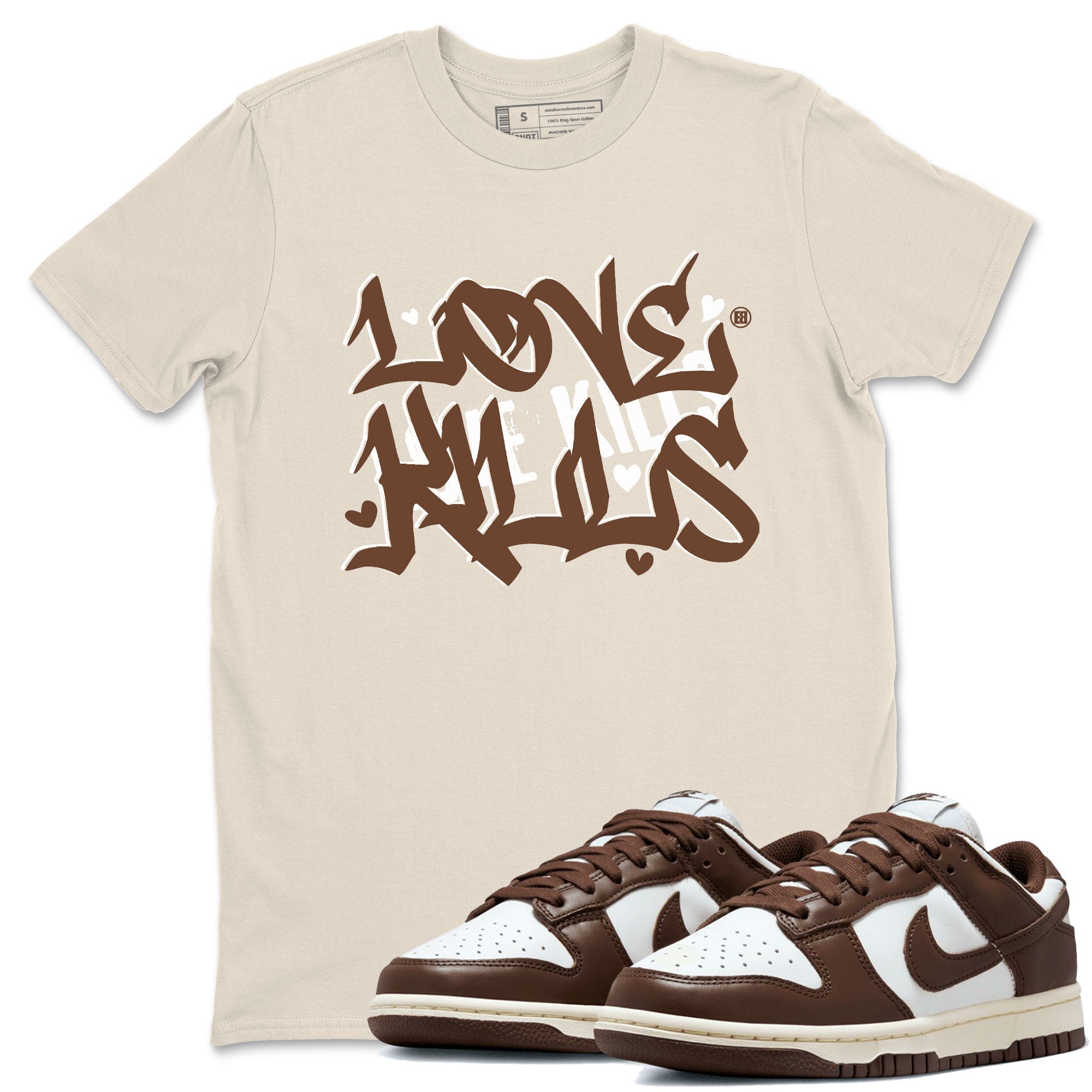 Love Kills snkmatch Tee - Dunk Cacao Wow