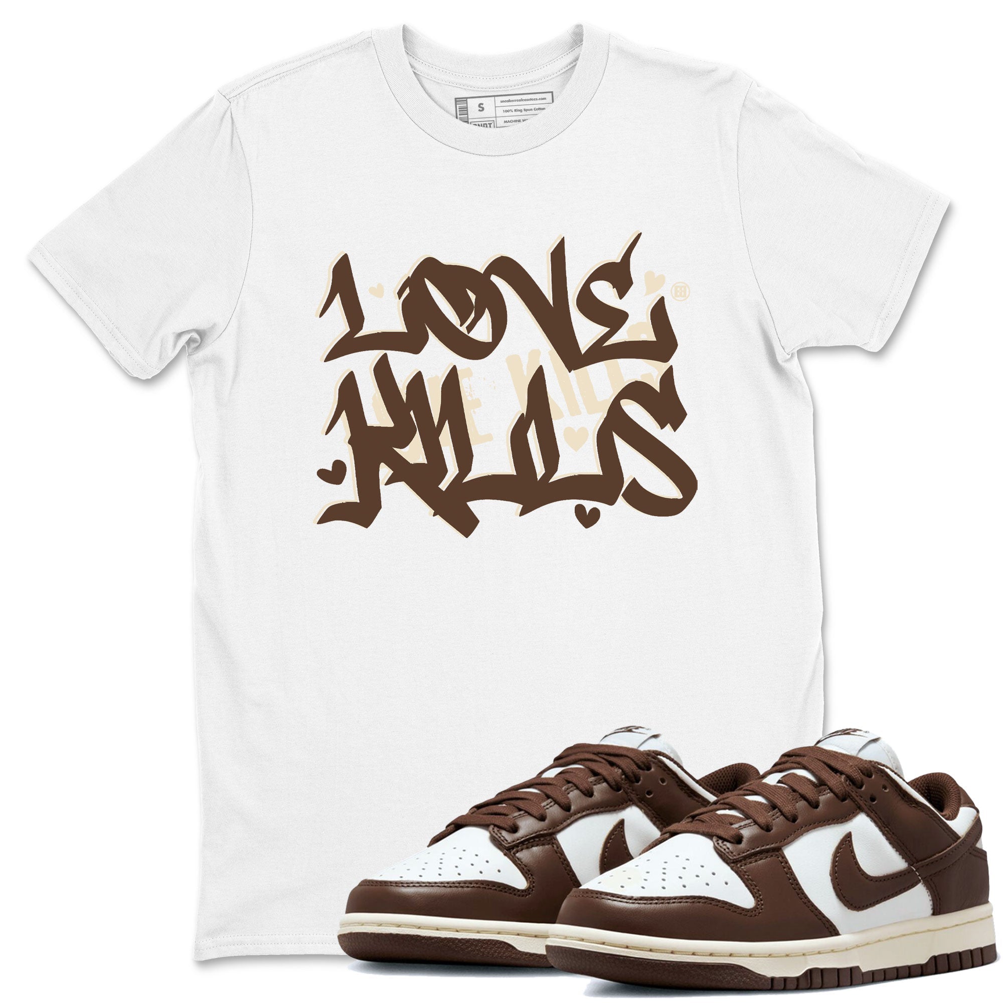 Love Kills snkmatch Tee - Dunk Cacao Wow