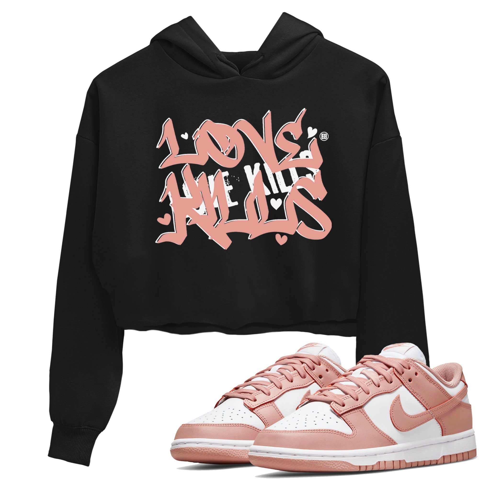 Love Kills snkmatch Women's Top - Dunk Rose Whisper
