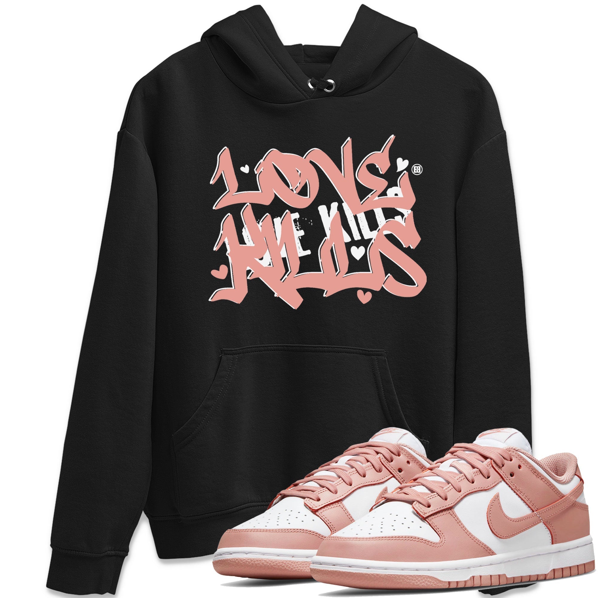 Love Kills snkmatch Tee - Dunk Rose Whisper