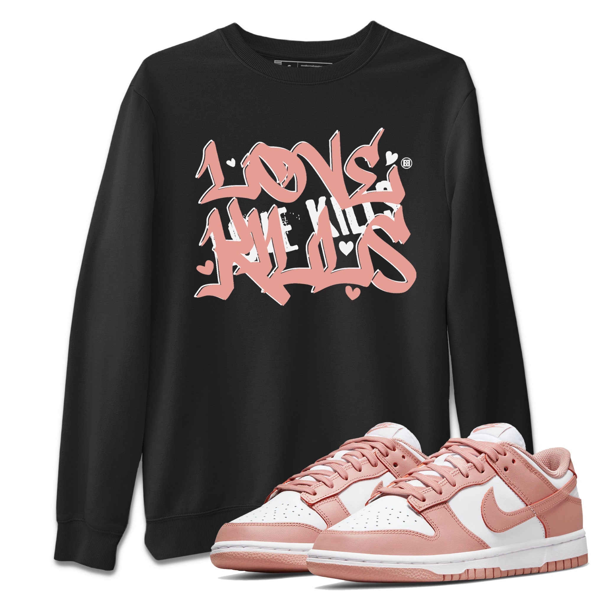 Love Kills snkmatch Tee - Dunk Rose Whisper