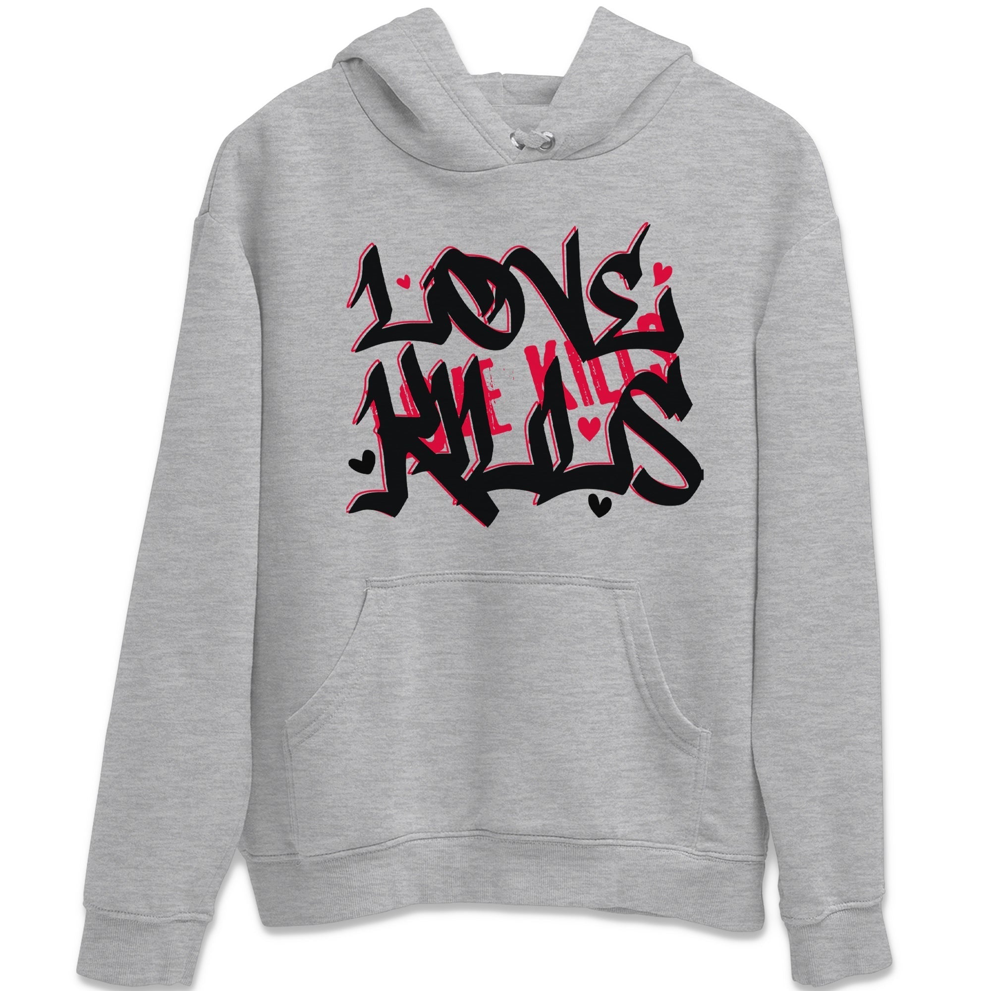 Love Kills Unisex Tops - Air Jordan 1 Bred Patent