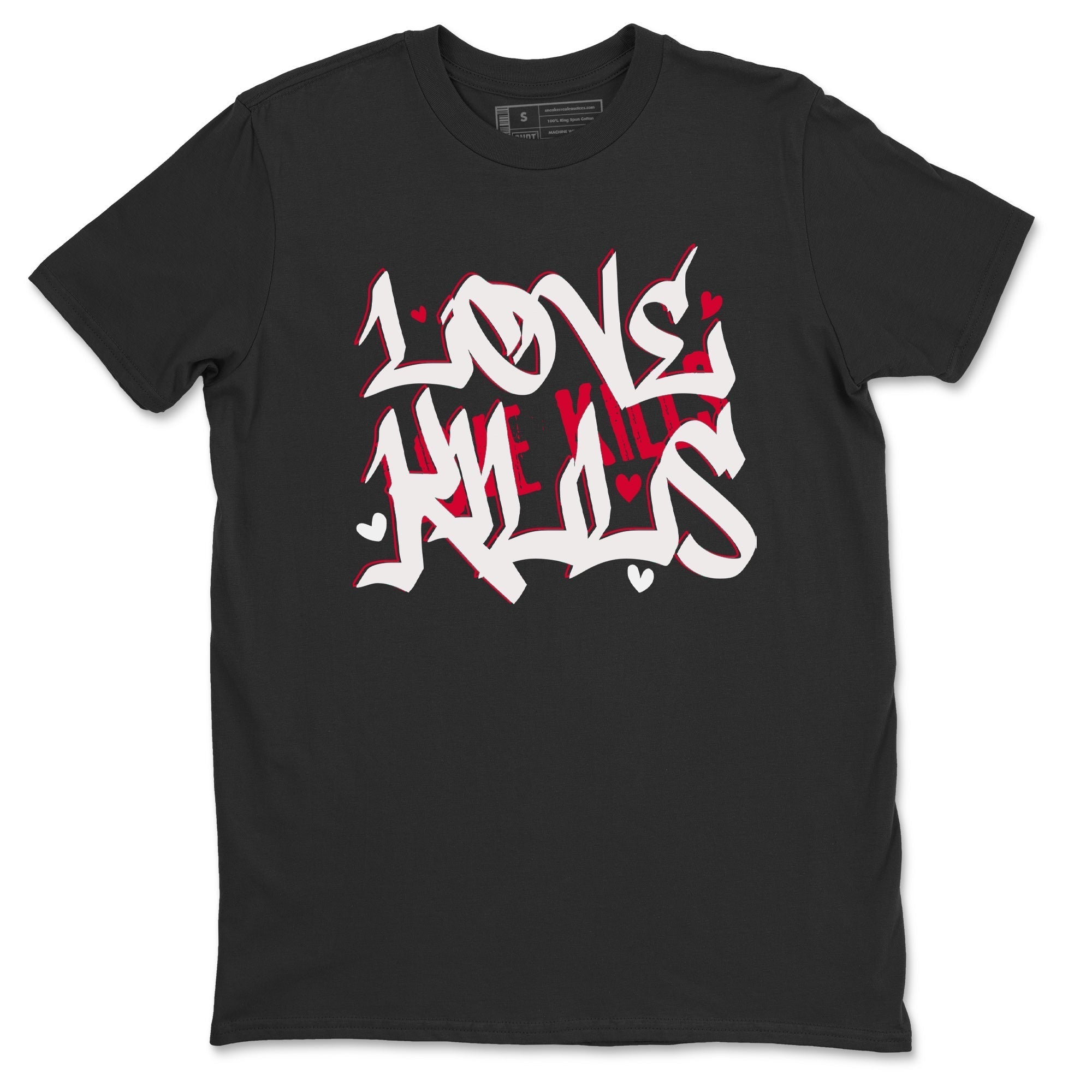 Love Kills Unisex Tops - Air Jordan 1 Bred Patent