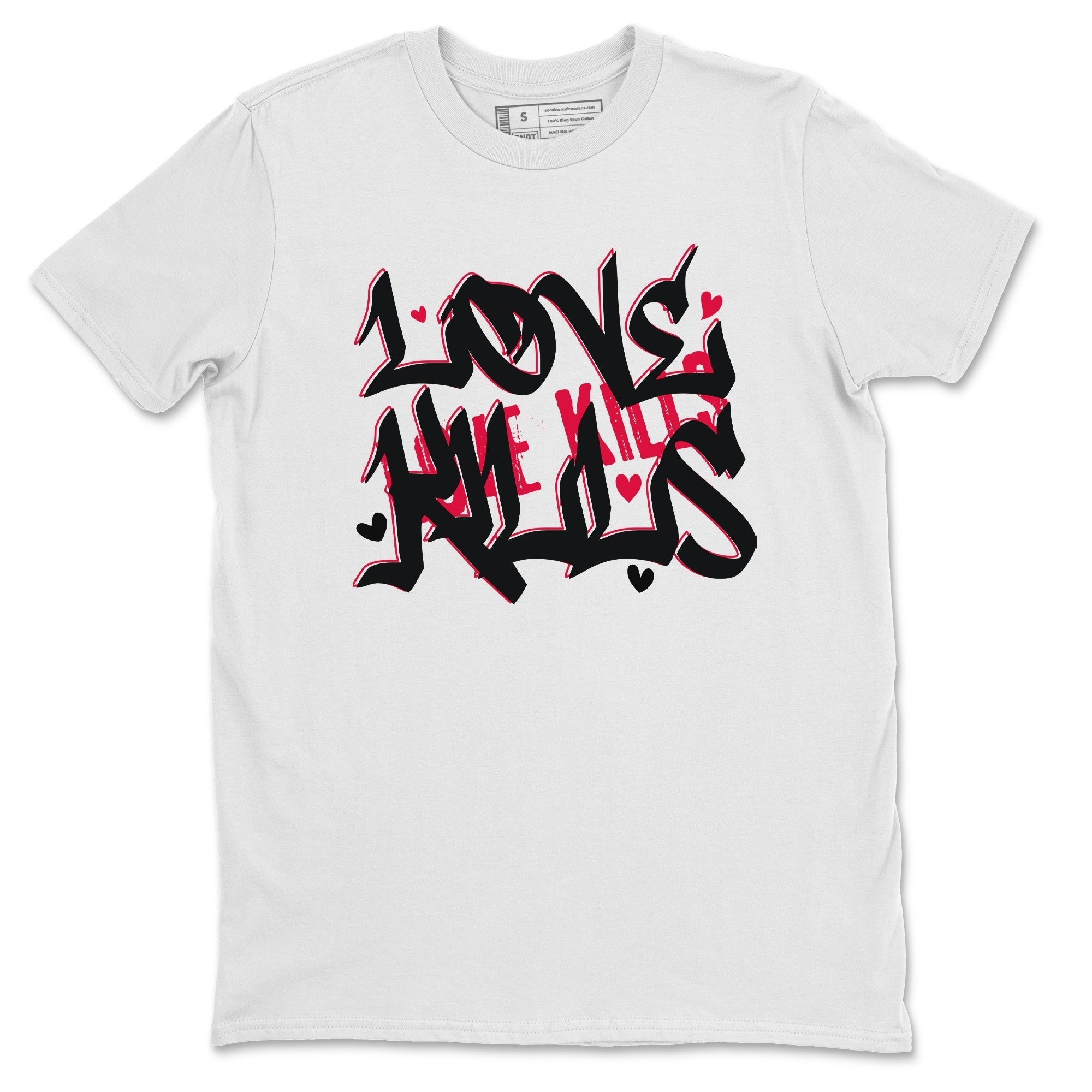 Love Kills Unisex Tops - Air Jordan 1 Bred Patent
