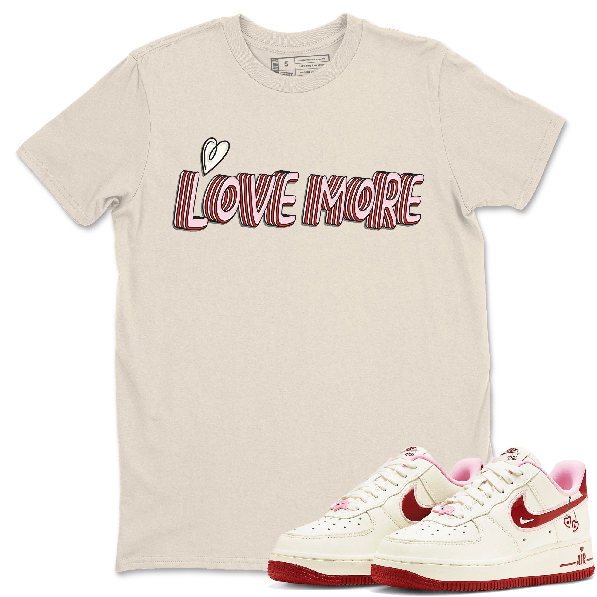 Love More Unisex Tops - Air Force 1 Valentines Day