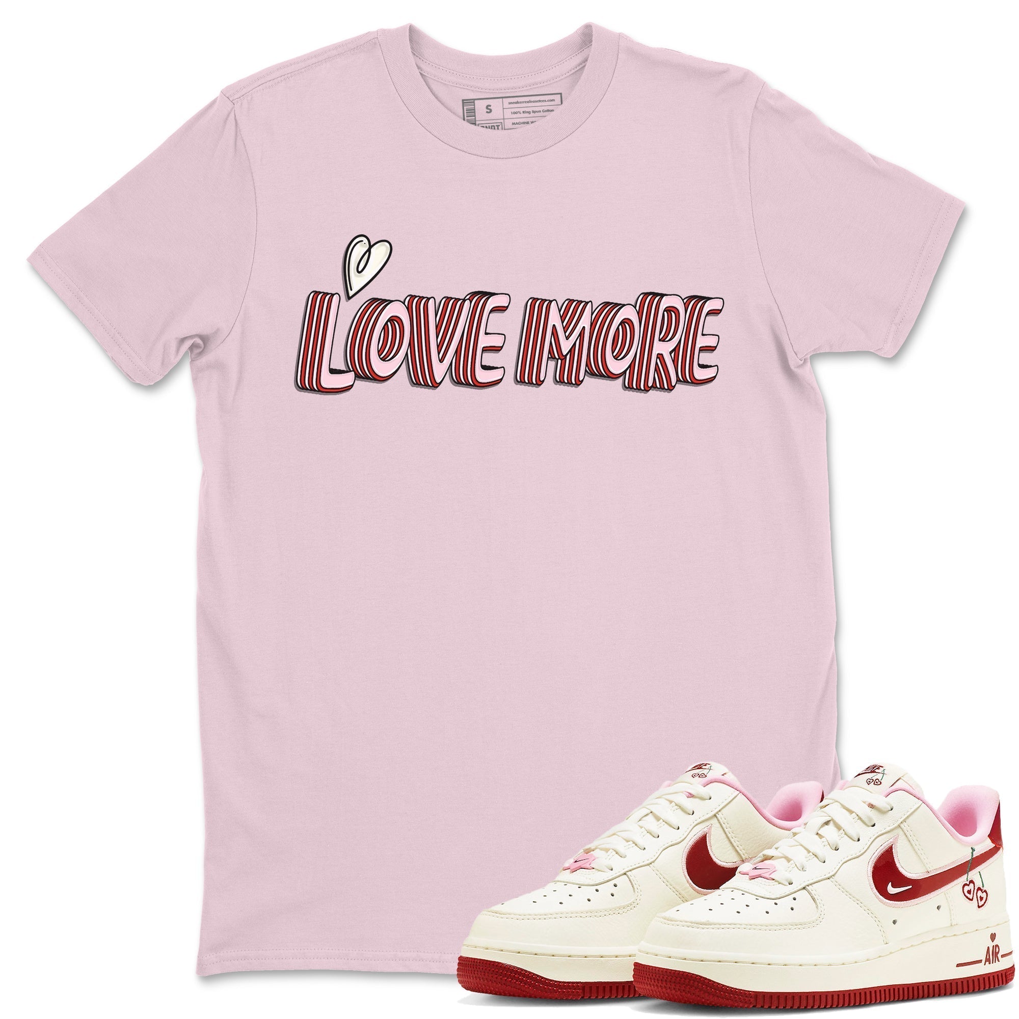 Love More Unisex Tops - Air Force 1 Valentines Day