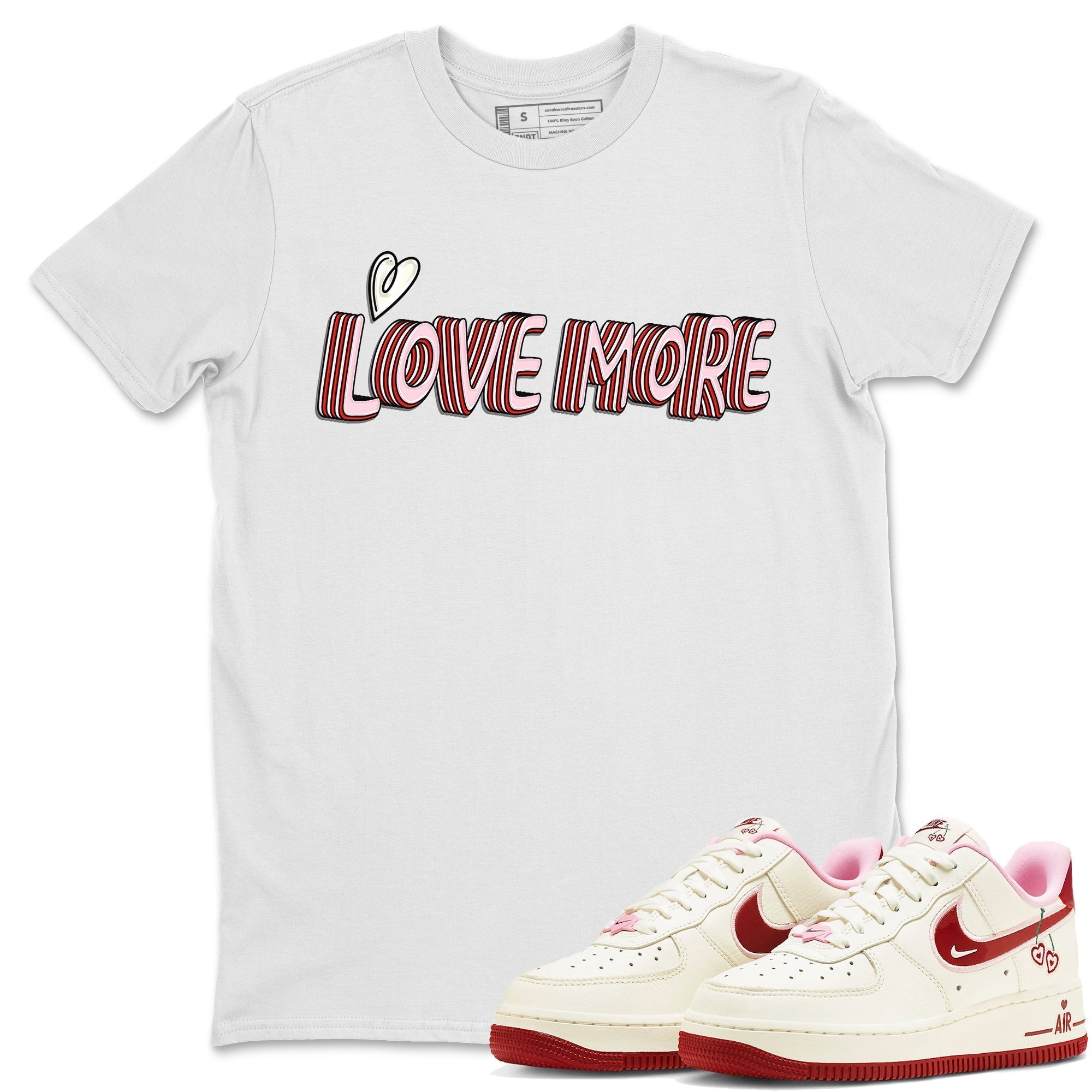 Love More Unisex Tops - Air Force 1 Valentines Day
