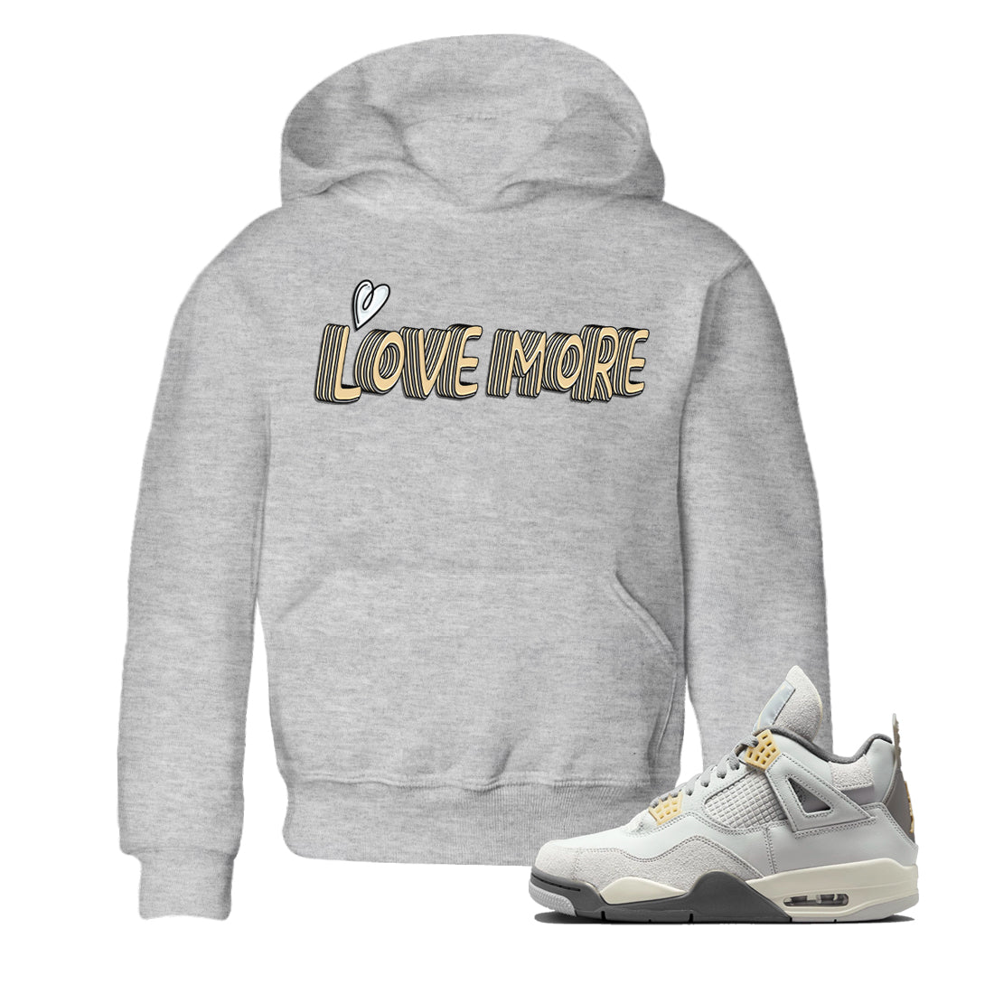 Love More Kids Tops - Air Jordan 4 Craft