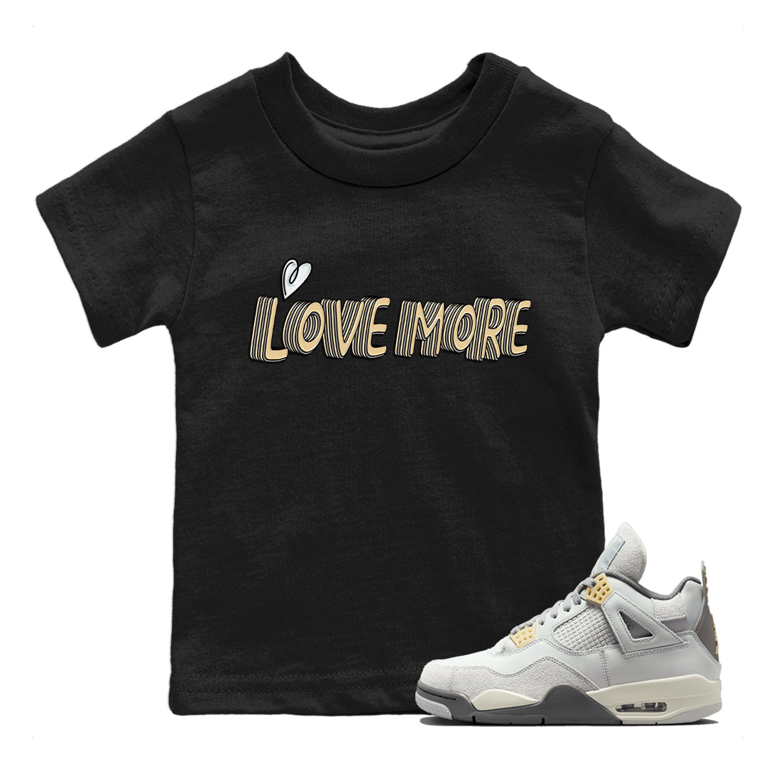 Love More Kids Tops - Air Jordan 4 Craft